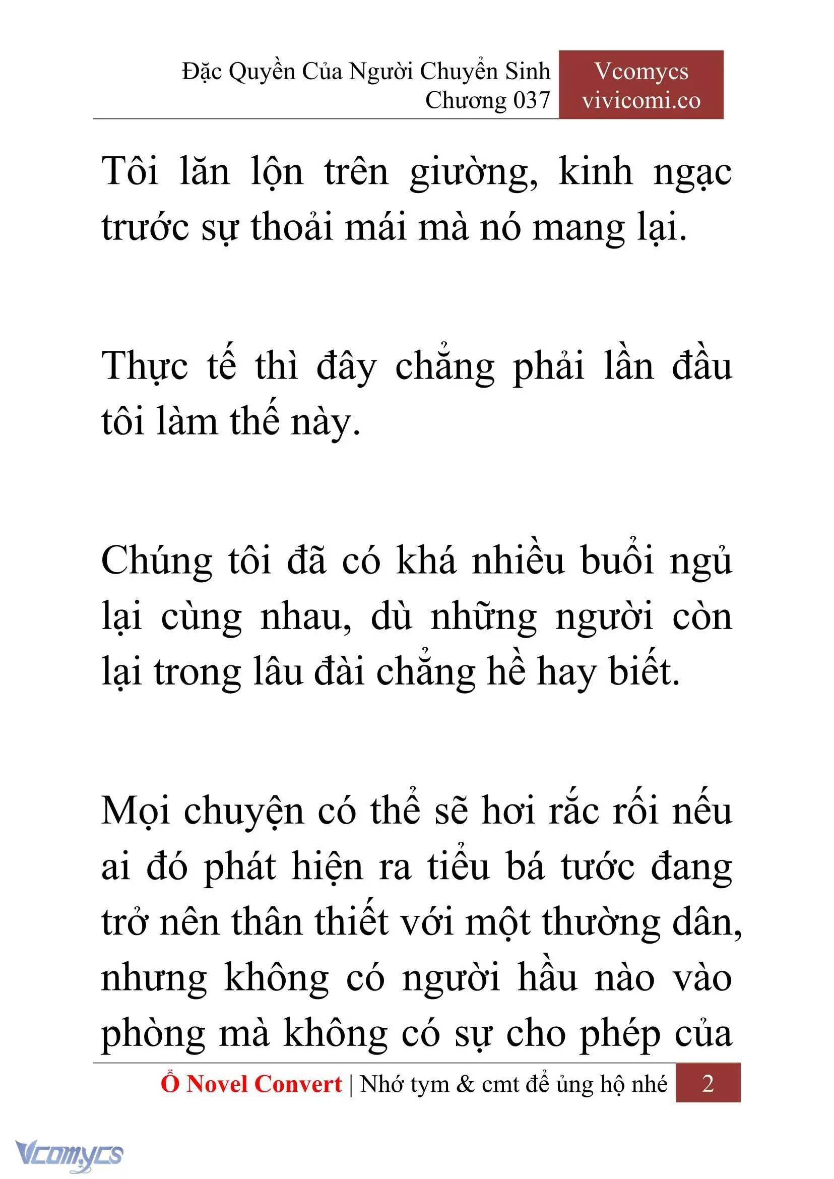 [Novel] Đặc Quyền Của Người Chuyển Sinh Chapter 37 - Trang 5
