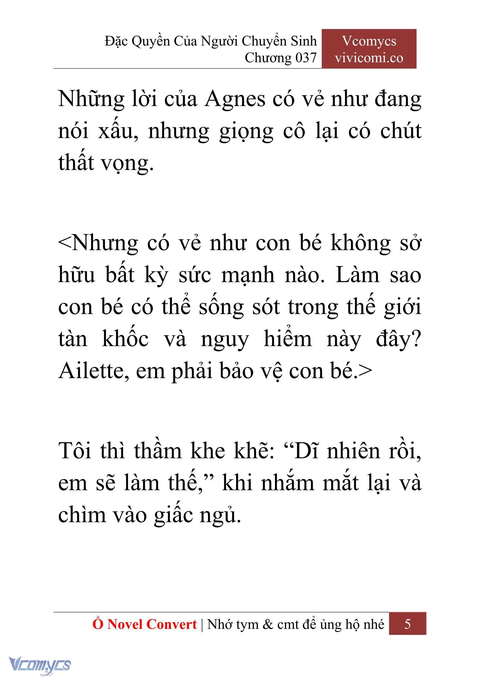 [Novel] Đặc Quyền Của Người Chuyển Sinh Chapter 37 - Trang 8