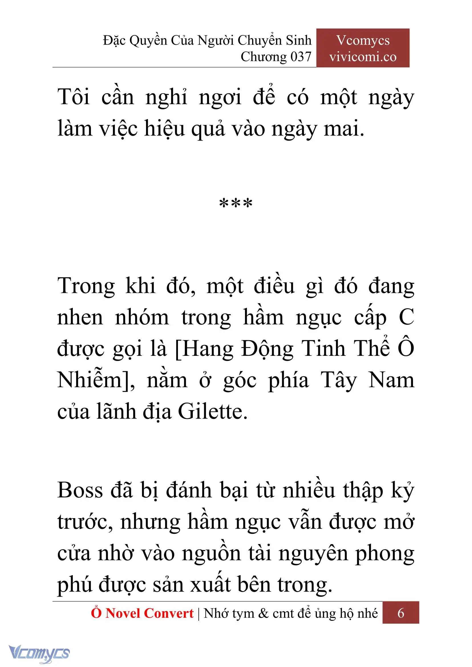 [Novel] Đặc Quyền Của Người Chuyển Sinh Chapter 37 - Trang 9