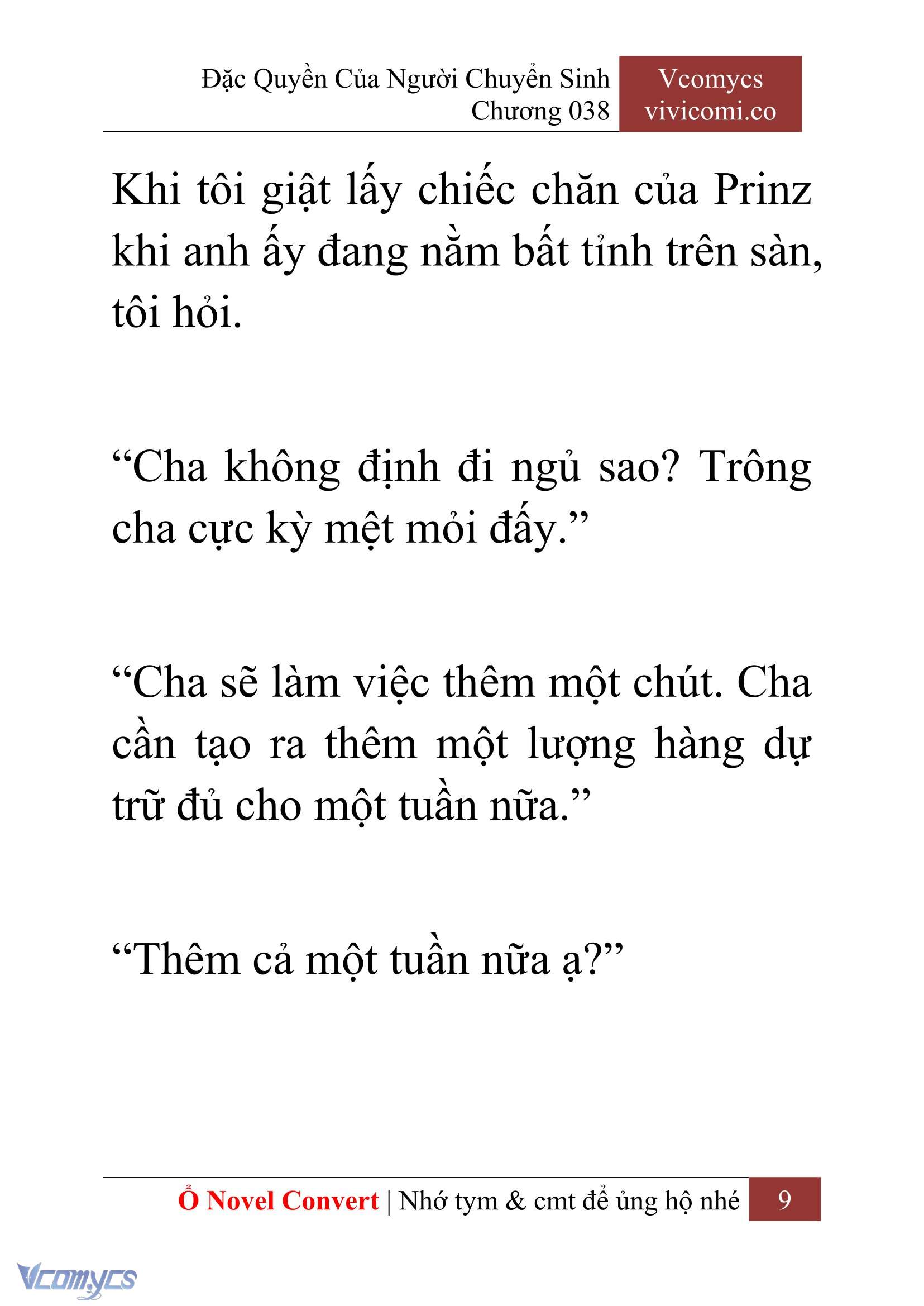 [Novel] Đặc Quyền Của Người Chuyển Sinh Chapter 38 - Trang 12