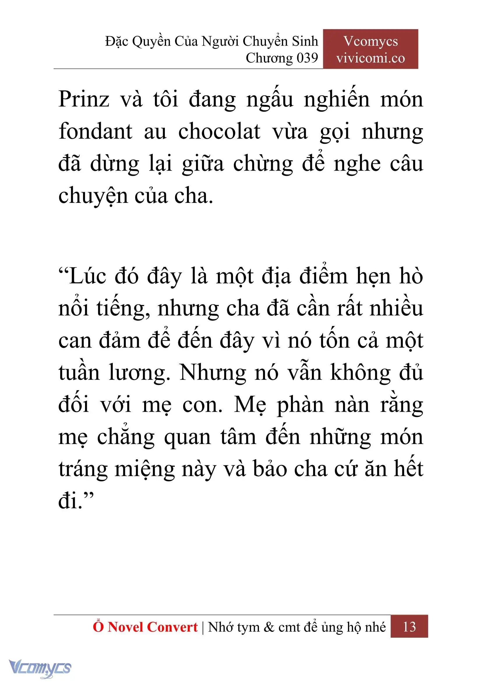 [Novel] Đặc Quyền Của Người Chuyển Sinh Chapter 39 - Trang 15