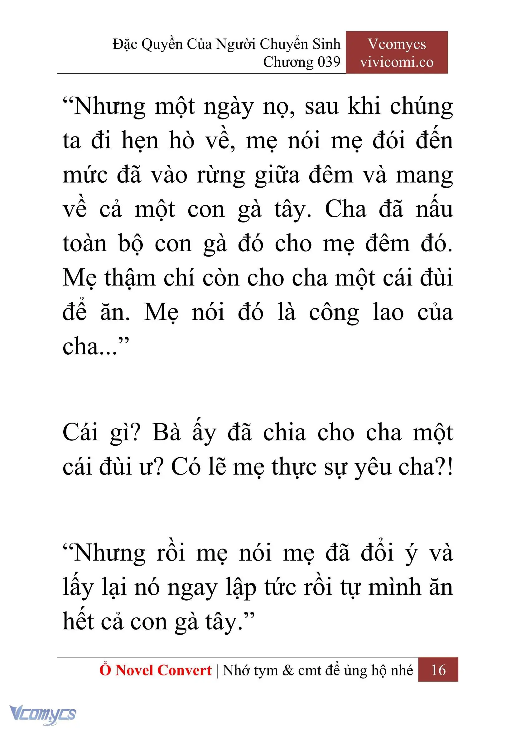 [Novel] Đặc Quyền Của Người Chuyển Sinh Chapter 39 - Trang 18