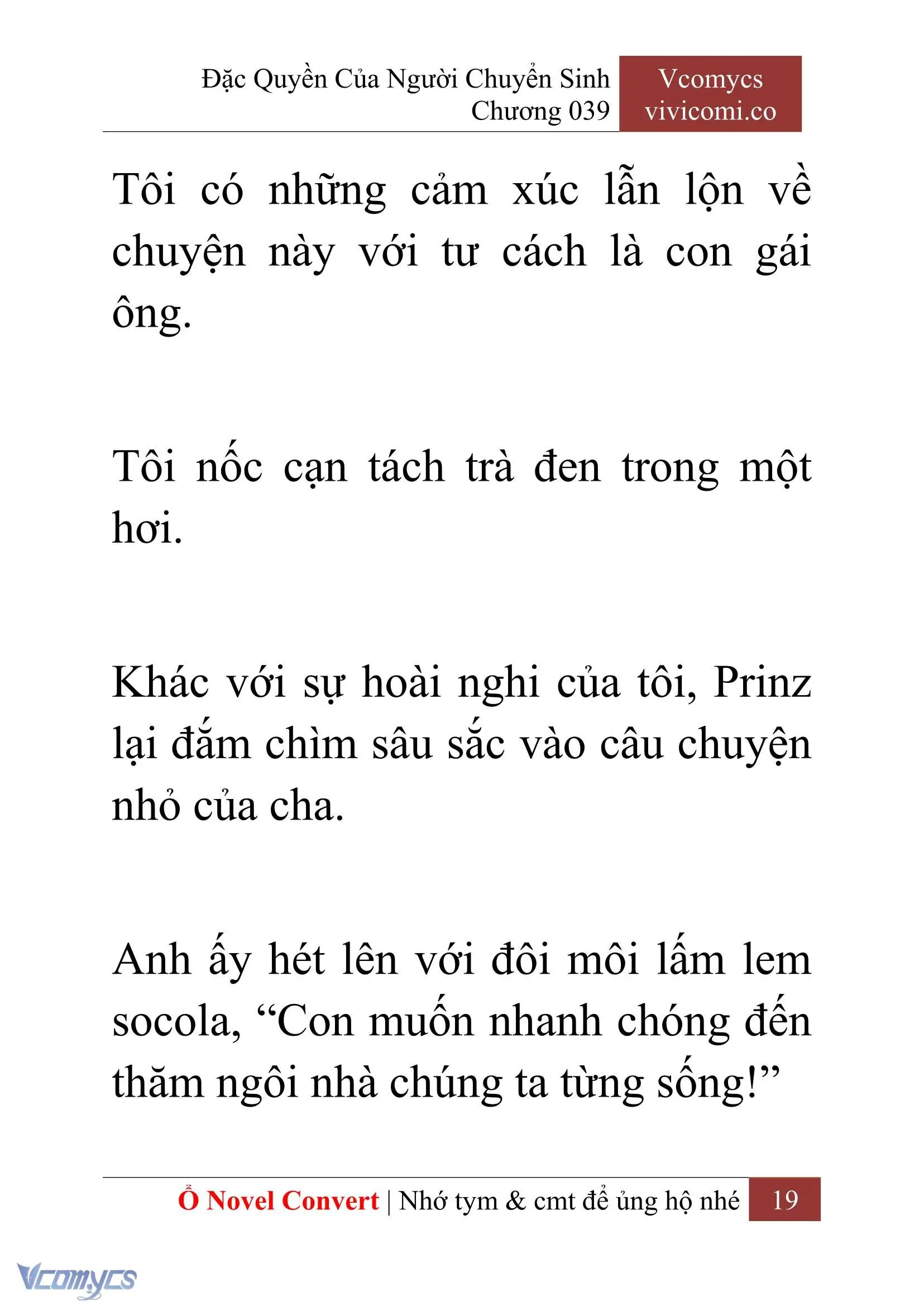 [Novel] Đặc Quyền Của Người Chuyển Sinh Chapter 39 - Trang 21
