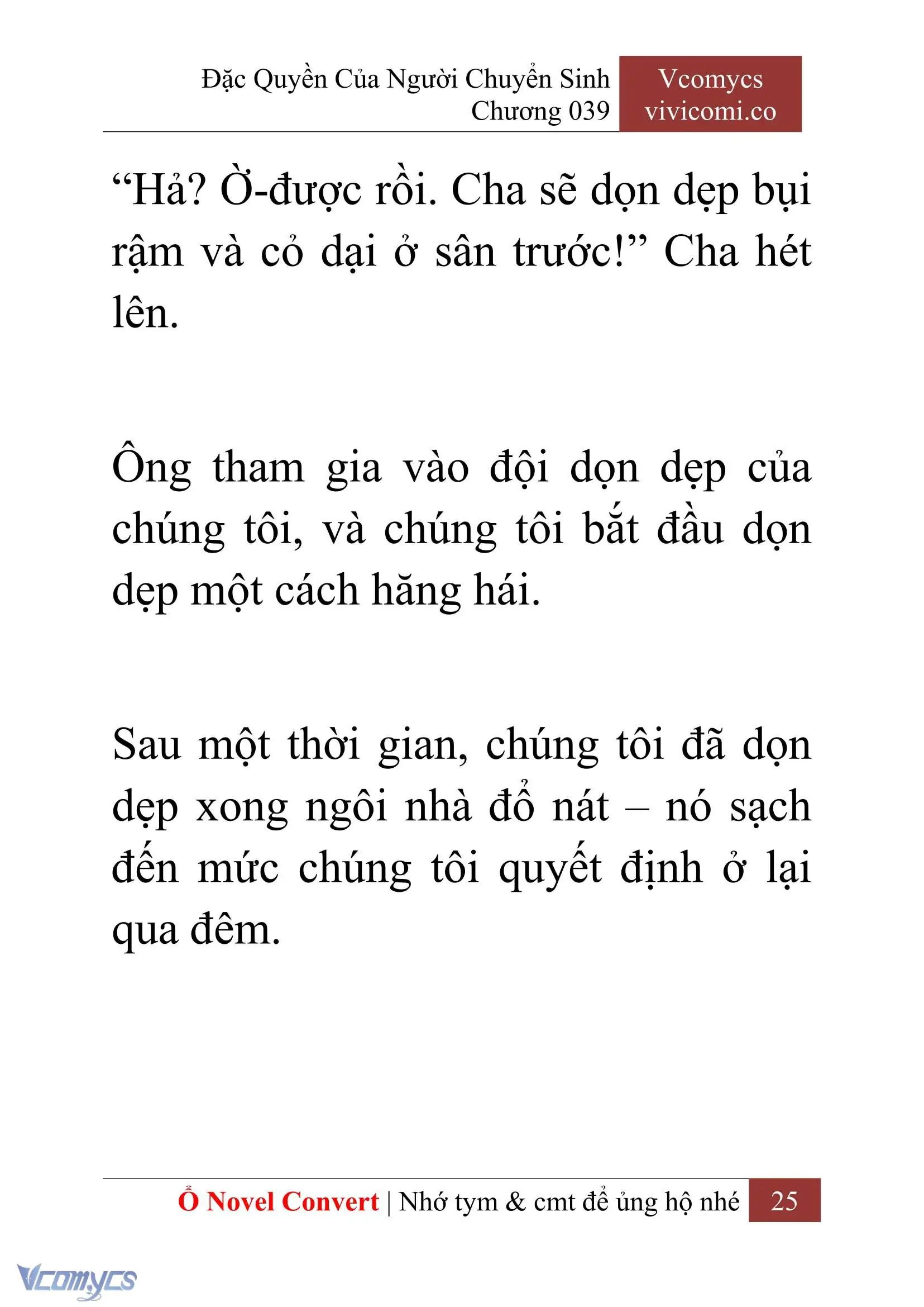 [Novel] Đặc Quyền Của Người Chuyển Sinh Chapter 39 - Trang 27