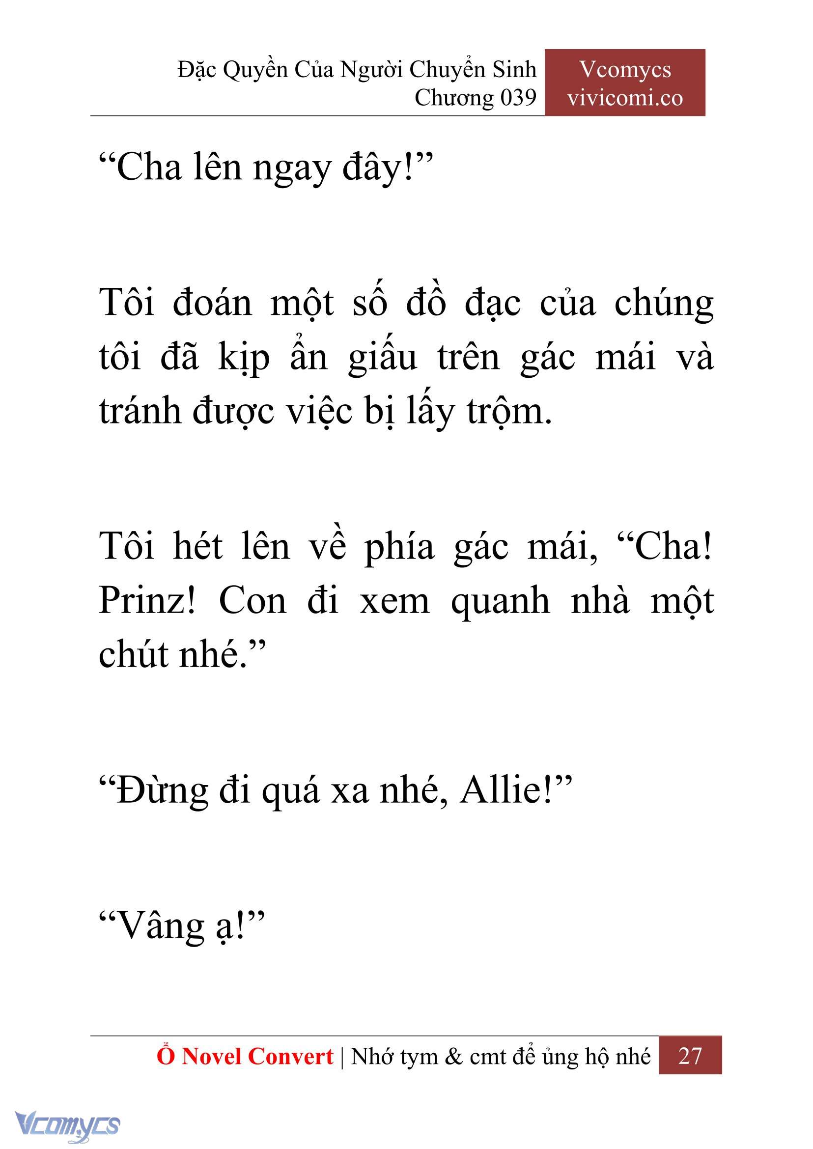[Novel] Đặc Quyền Của Người Chuyển Sinh Chapter 39 - Trang 29