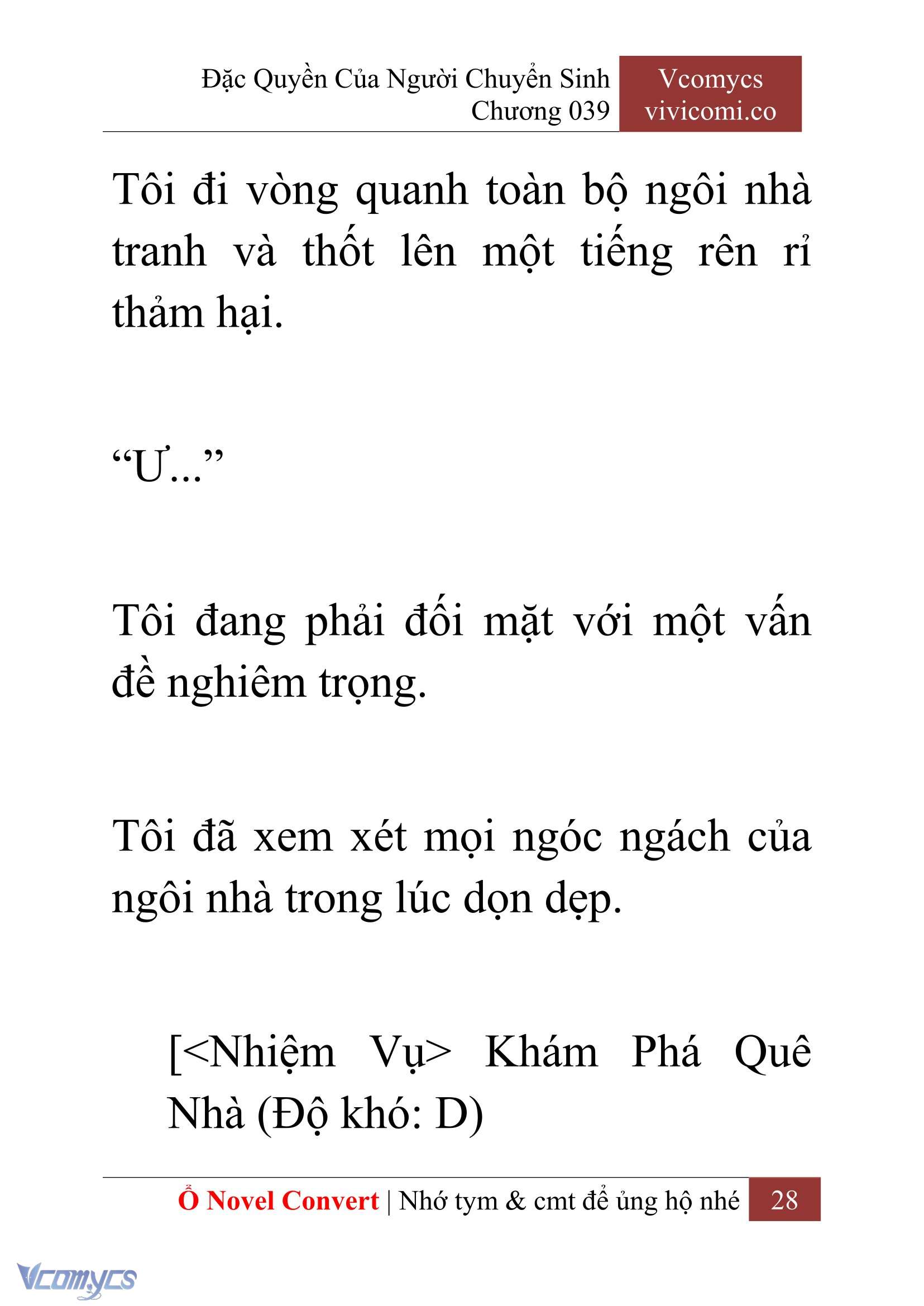 [Novel] Đặc Quyền Của Người Chuyển Sinh Chapter 39 - Trang 30