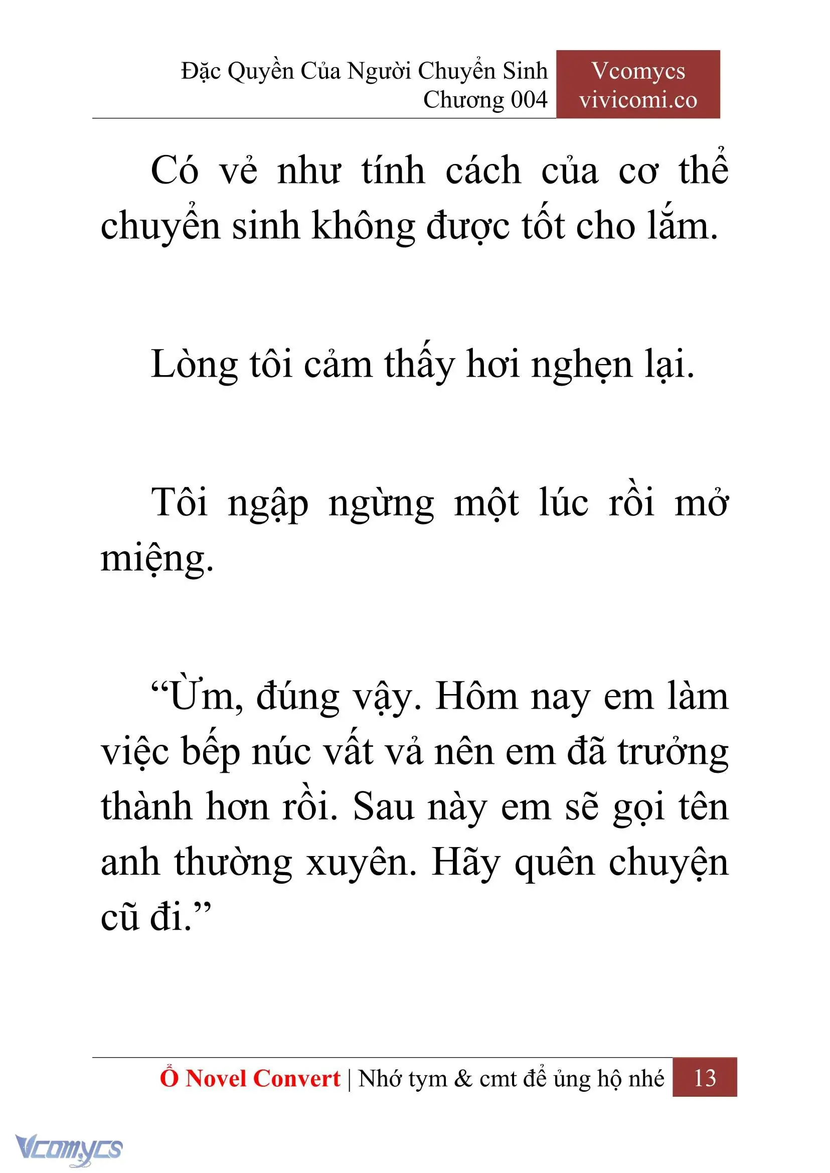 [Novel] Đặc Quyền Của Người Chuyển Sinh Chapter 4 - Trang 15