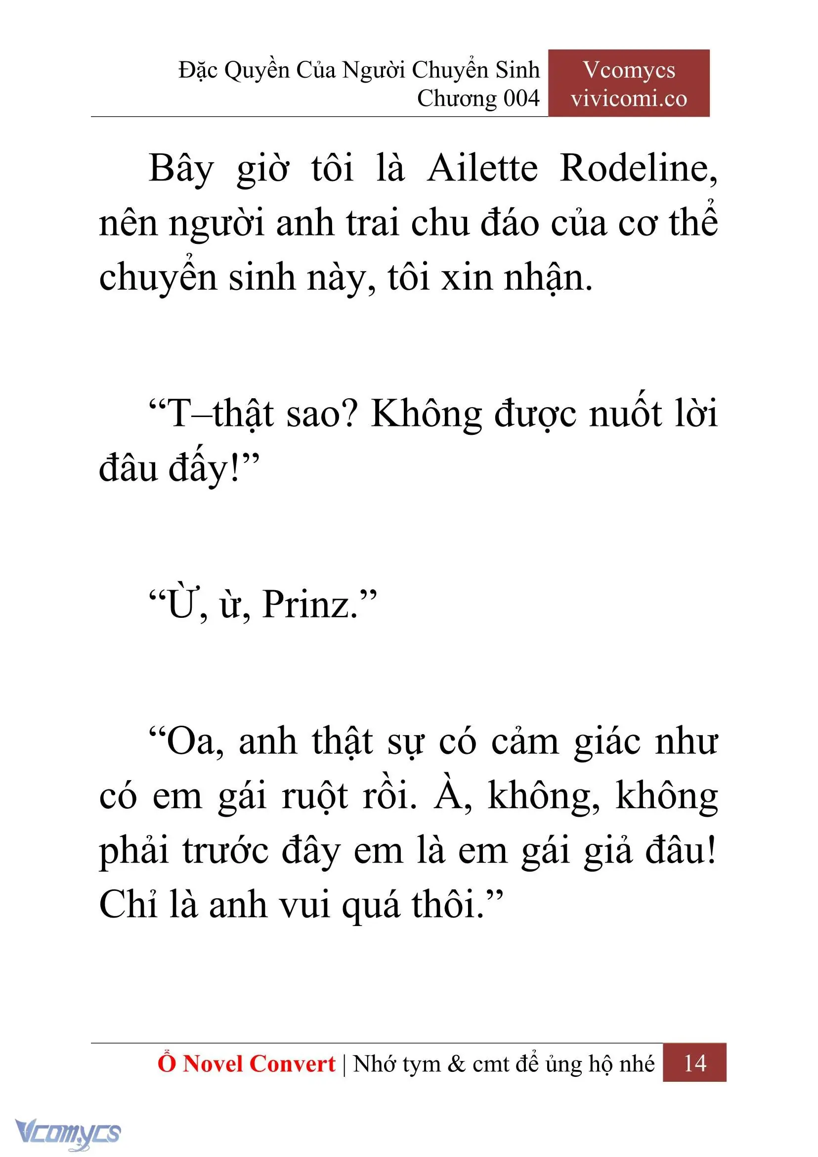[Novel] Đặc Quyền Của Người Chuyển Sinh Chapter 4 - Trang 16
