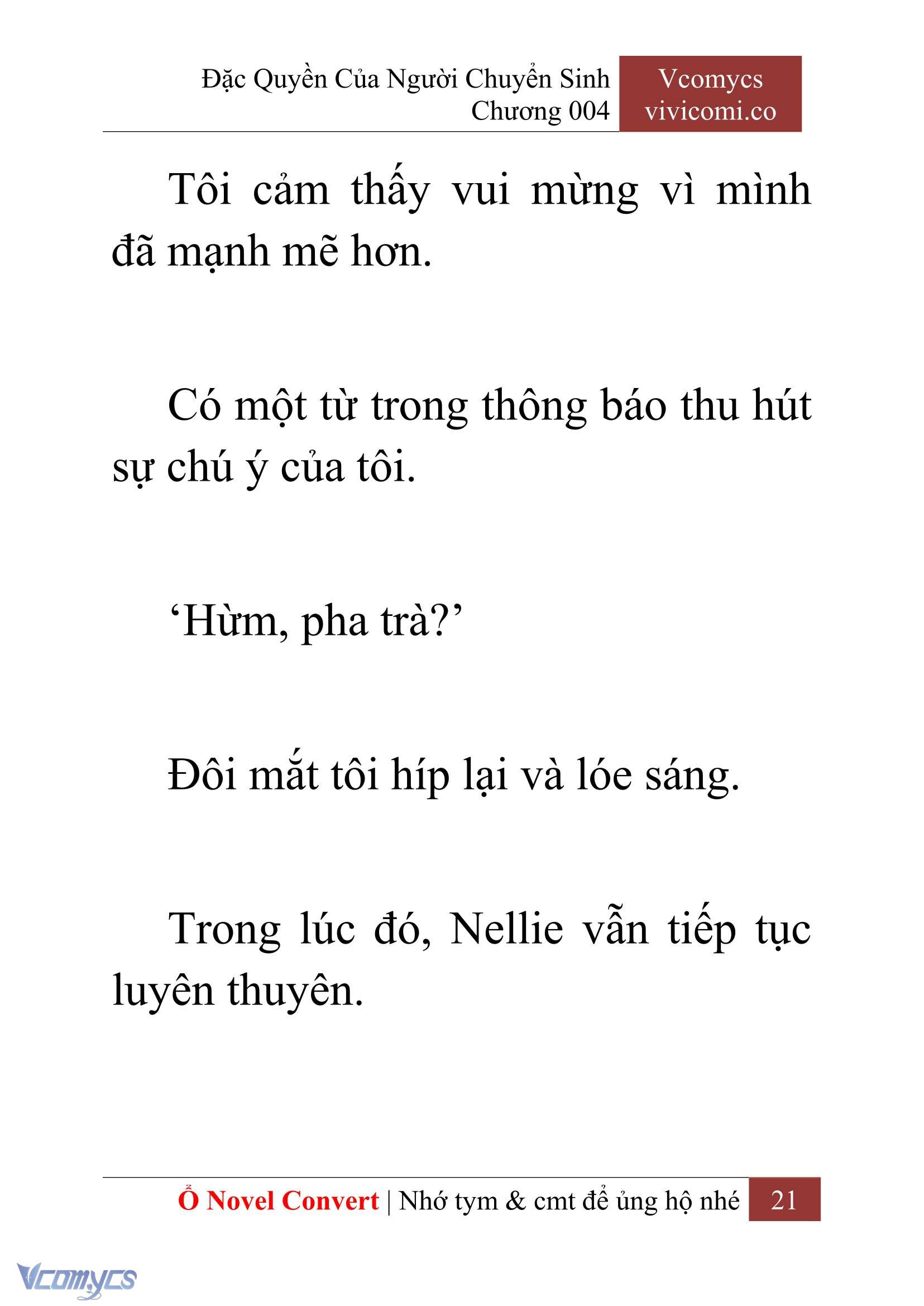 [Novel] Đặc Quyền Của Người Chuyển Sinh Chapter 4 - Trang 23