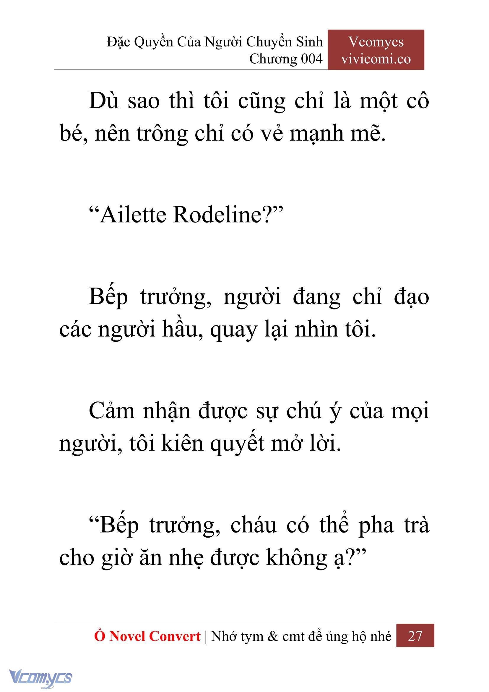 [Novel] Đặc Quyền Của Người Chuyển Sinh Chapter 4 - Trang 29