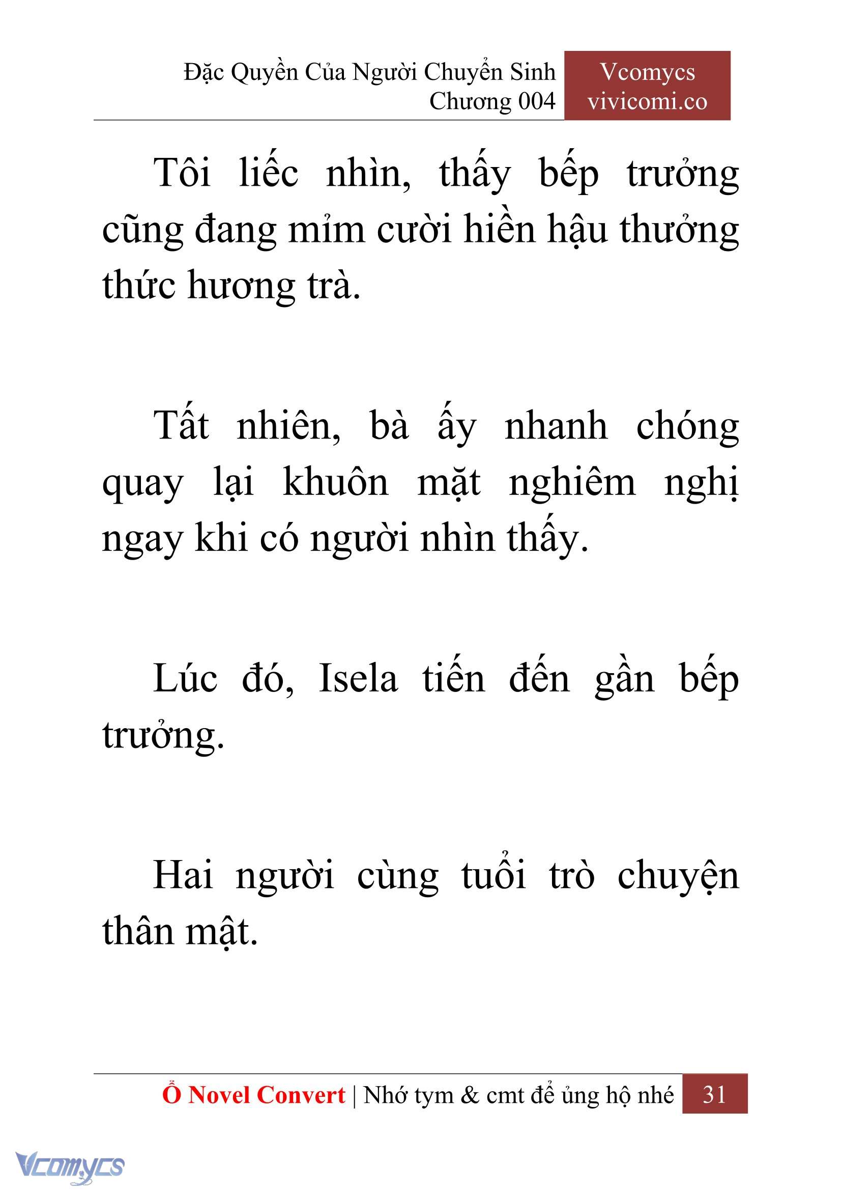 [Novel] Đặc Quyền Của Người Chuyển Sinh Chapter 4 - Trang 33