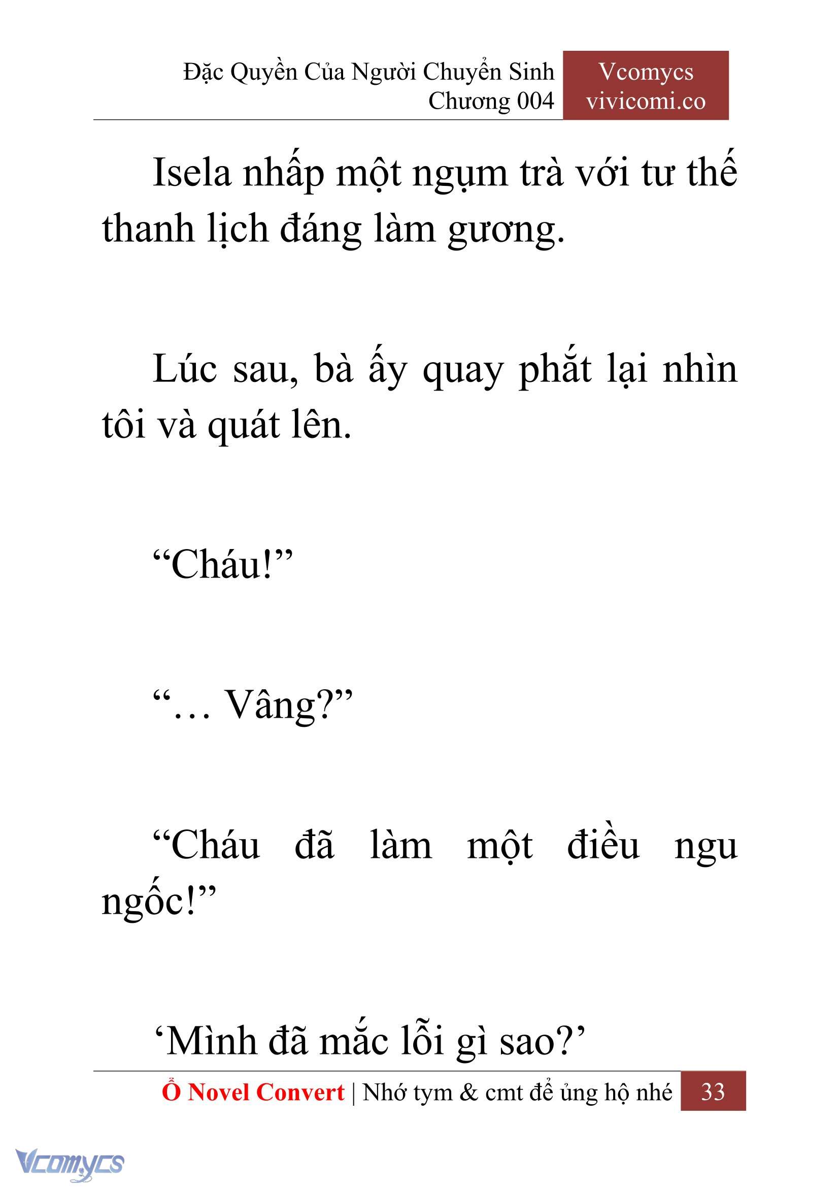 [Novel] Đặc Quyền Của Người Chuyển Sinh Chapter 4 - Trang 35