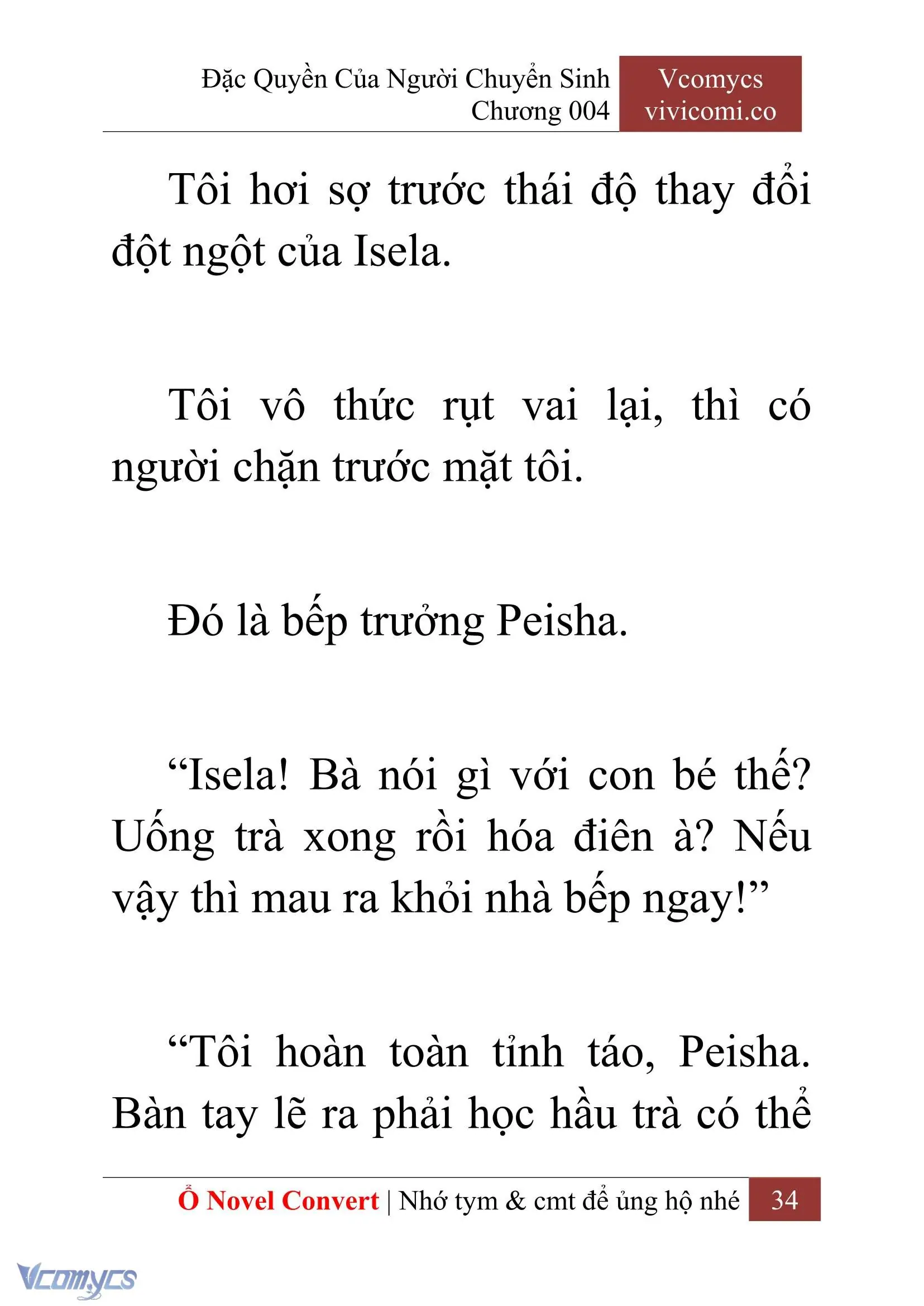 [Novel] Đặc Quyền Của Người Chuyển Sinh Chapter 4 - Trang 36