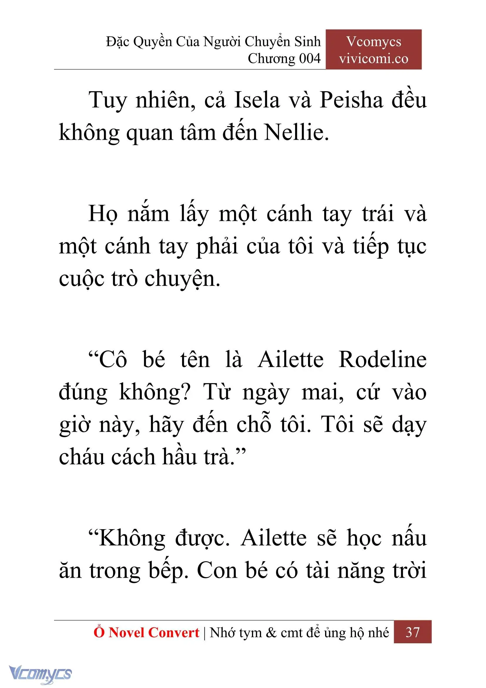[Novel] Đặc Quyền Của Người Chuyển Sinh Chapter 4 - Trang 39