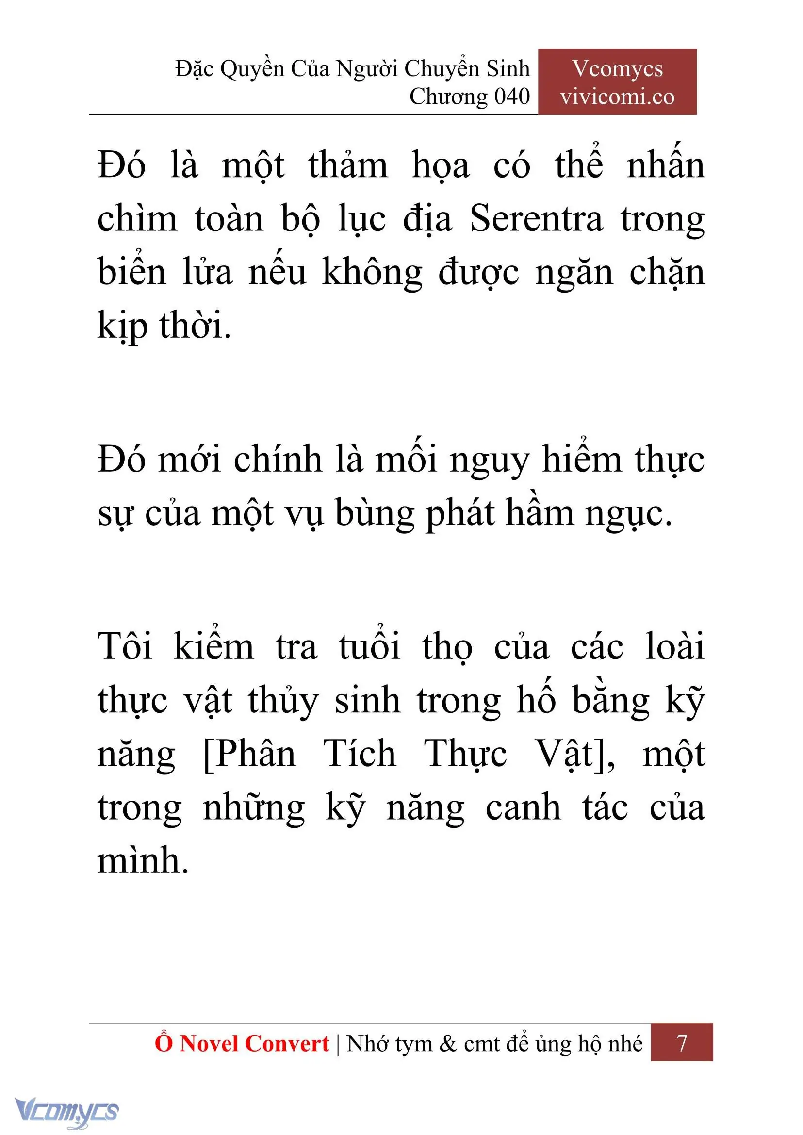 [Novel] Đặc Quyền Của Người Chuyển Sinh Chapter 40 - Trang 10