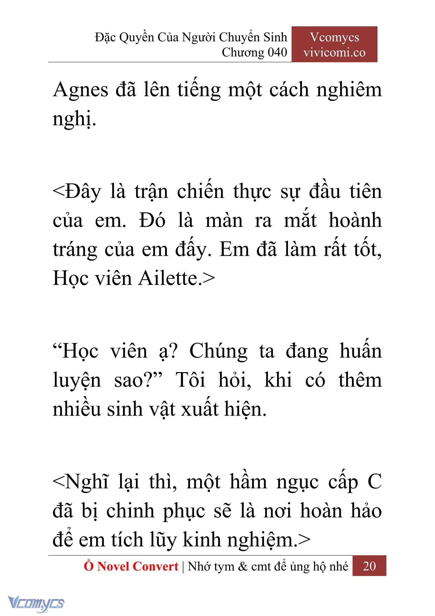 [Novel] Đặc Quyền Của Người Chuyển Sinh Chapter 40 - Trang 23