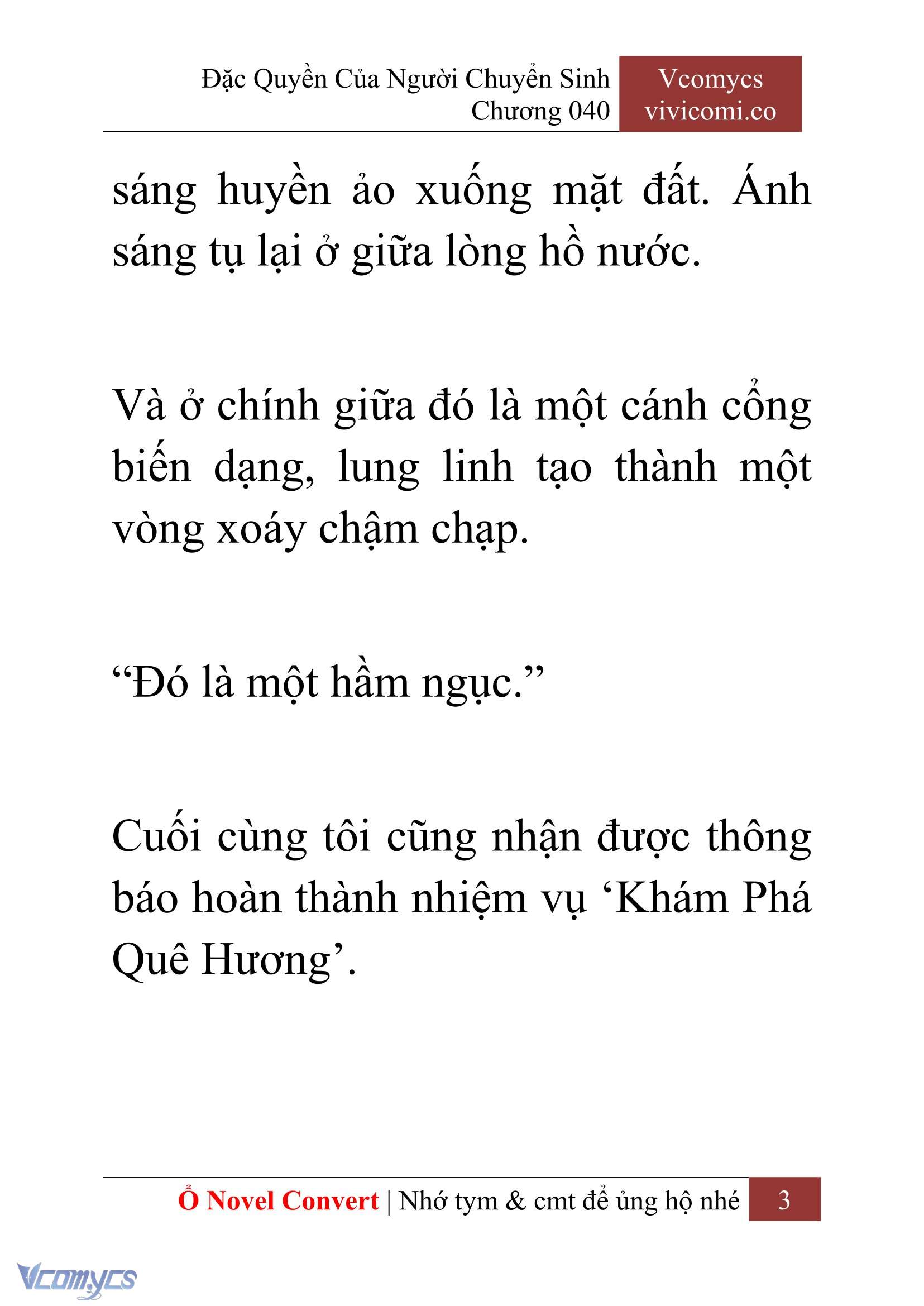 [Novel] Đặc Quyền Của Người Chuyển Sinh Chapter 40 - Trang 6