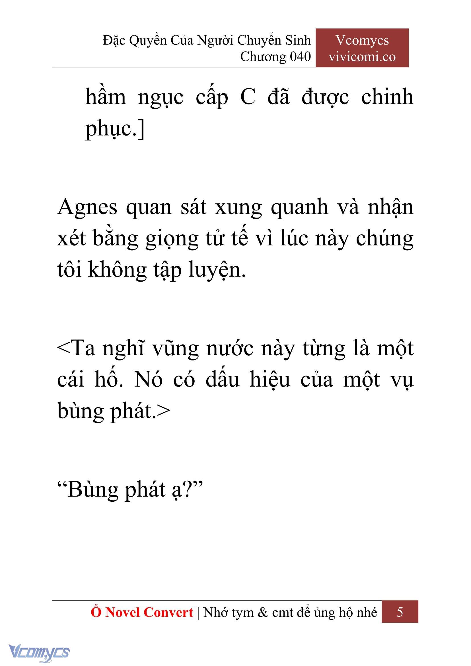 [Novel] Đặc Quyền Của Người Chuyển Sinh Chapter 40 - Trang 8