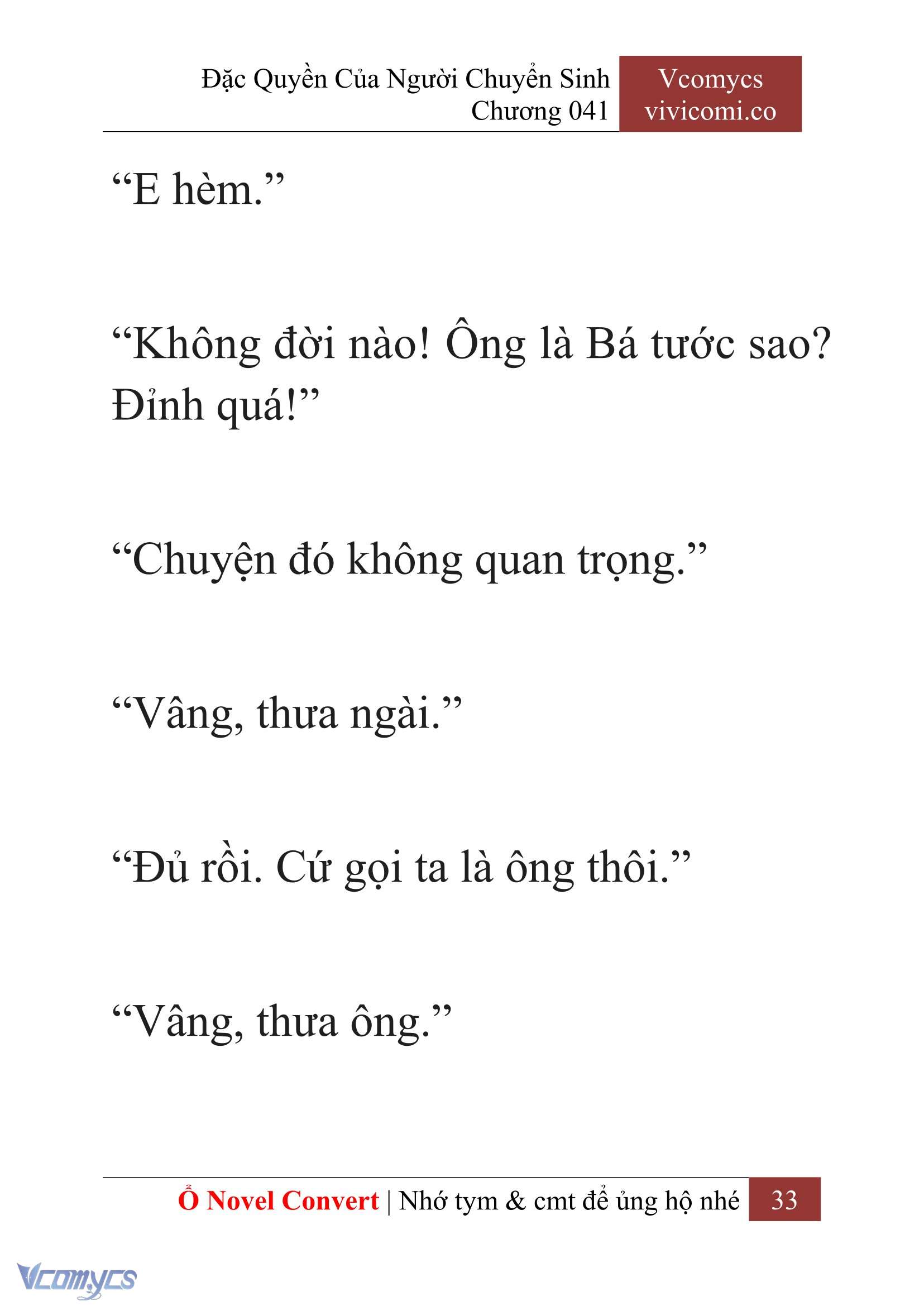[Novel] Đặc Quyền Của Người Chuyển Sinh Chapter 41 - Trang 36