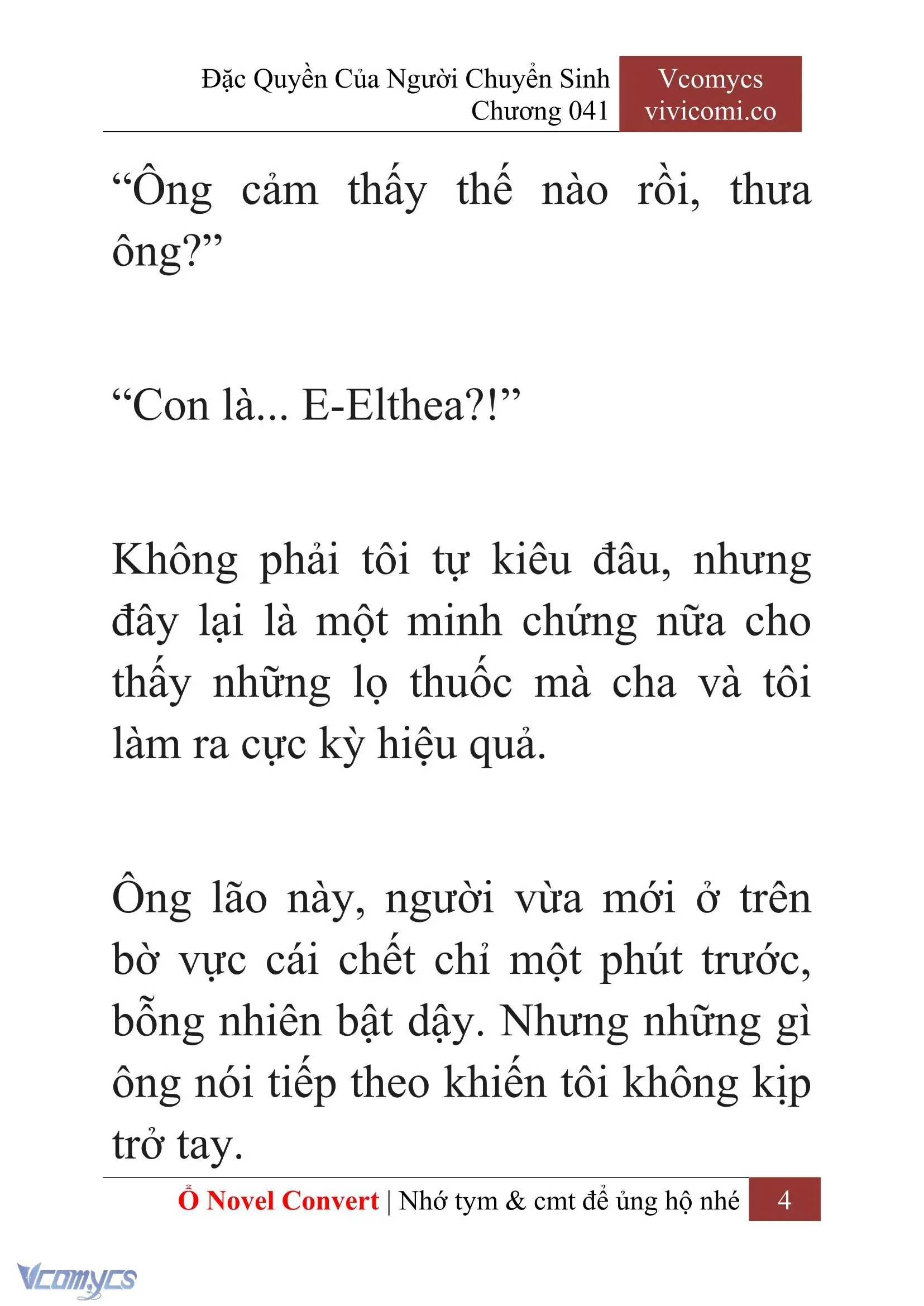 [Novel] Đặc Quyền Của Người Chuyển Sinh Chapter 41 - Trang 7