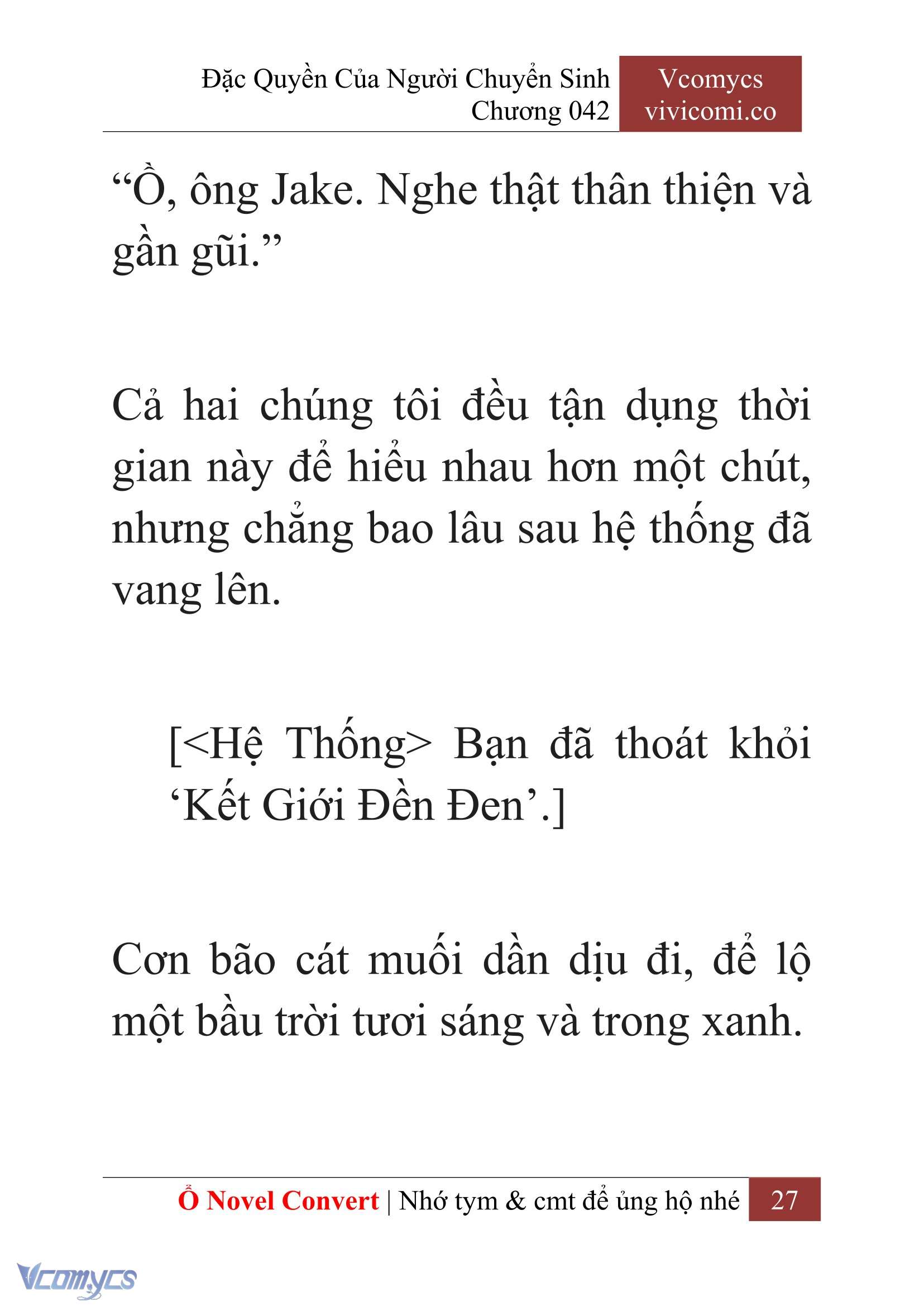 [Novel] Đặc Quyền Của Người Chuyển Sinh Chapter 42 - Trang 30