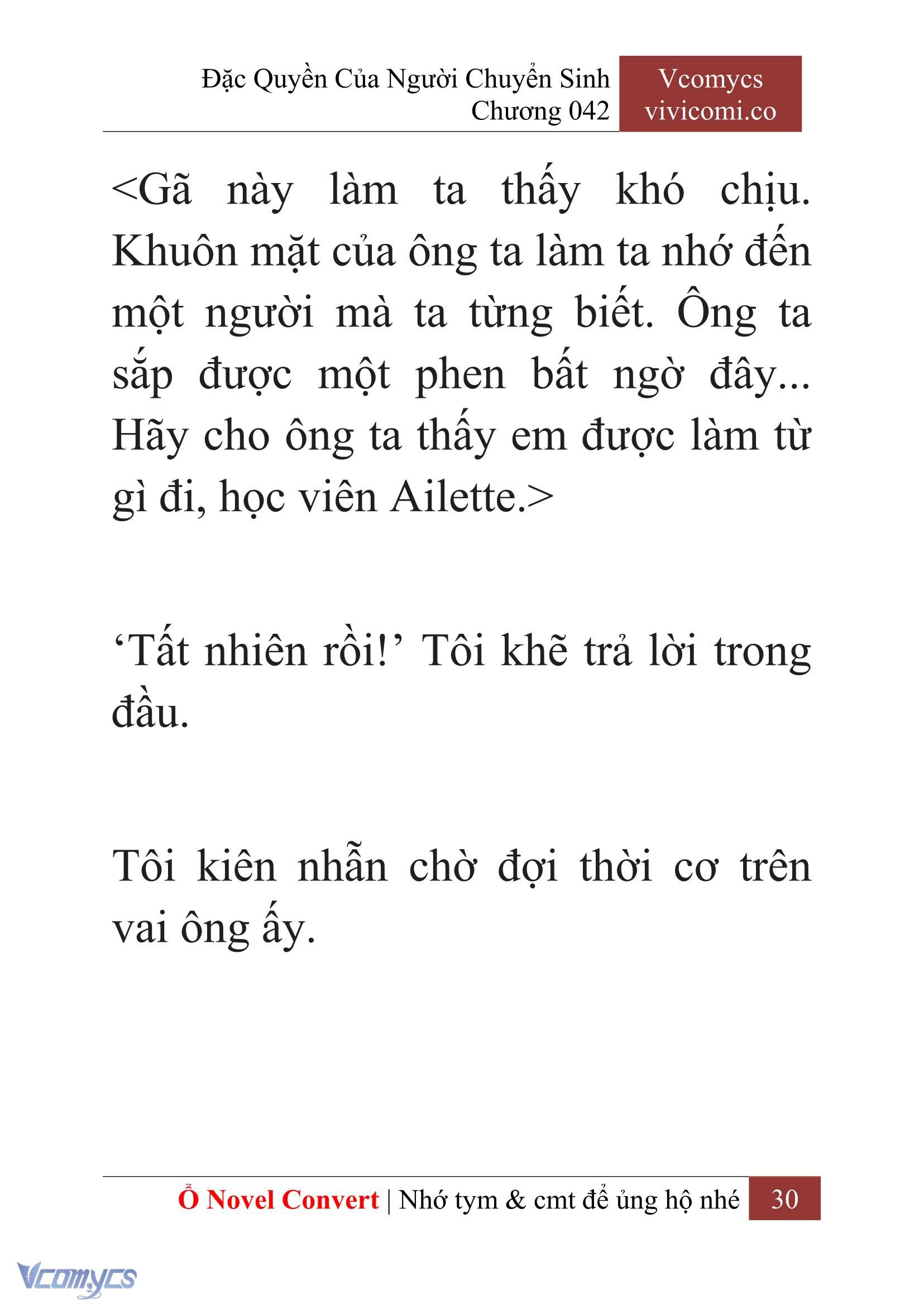 [Novel] Đặc Quyền Của Người Chuyển Sinh Chapter 42 - Trang 33