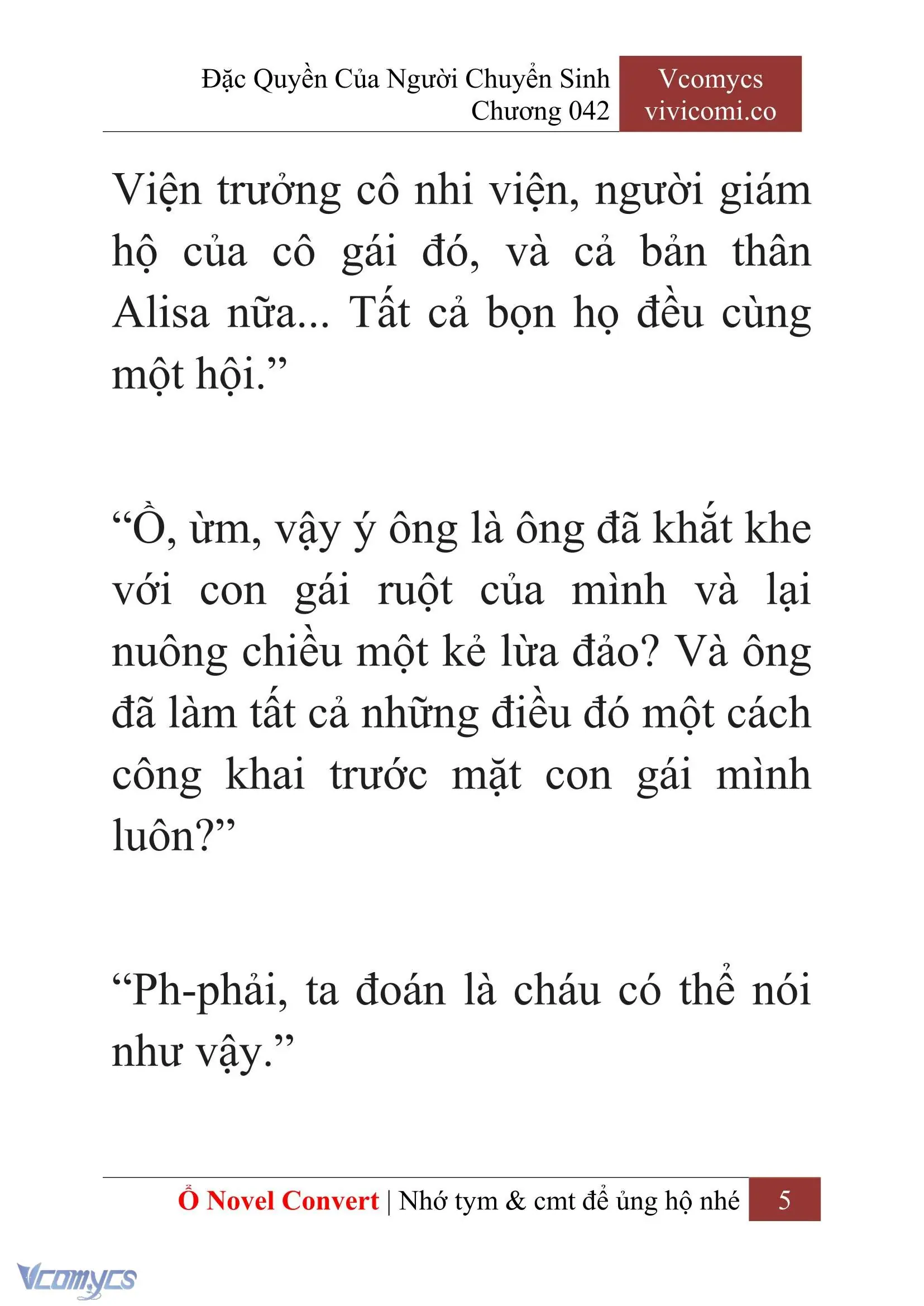[Novel] Đặc Quyền Của Người Chuyển Sinh Chapter 42 - Trang 8