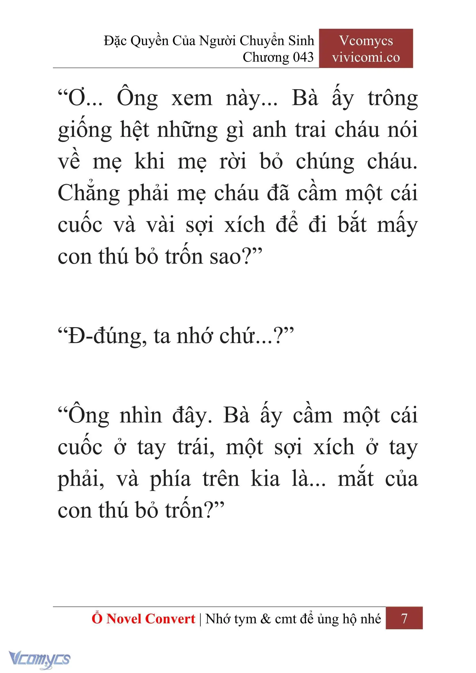 [Novel] Đặc Quyền Của Người Chuyển Sinh Chapter 43 - Trang 10