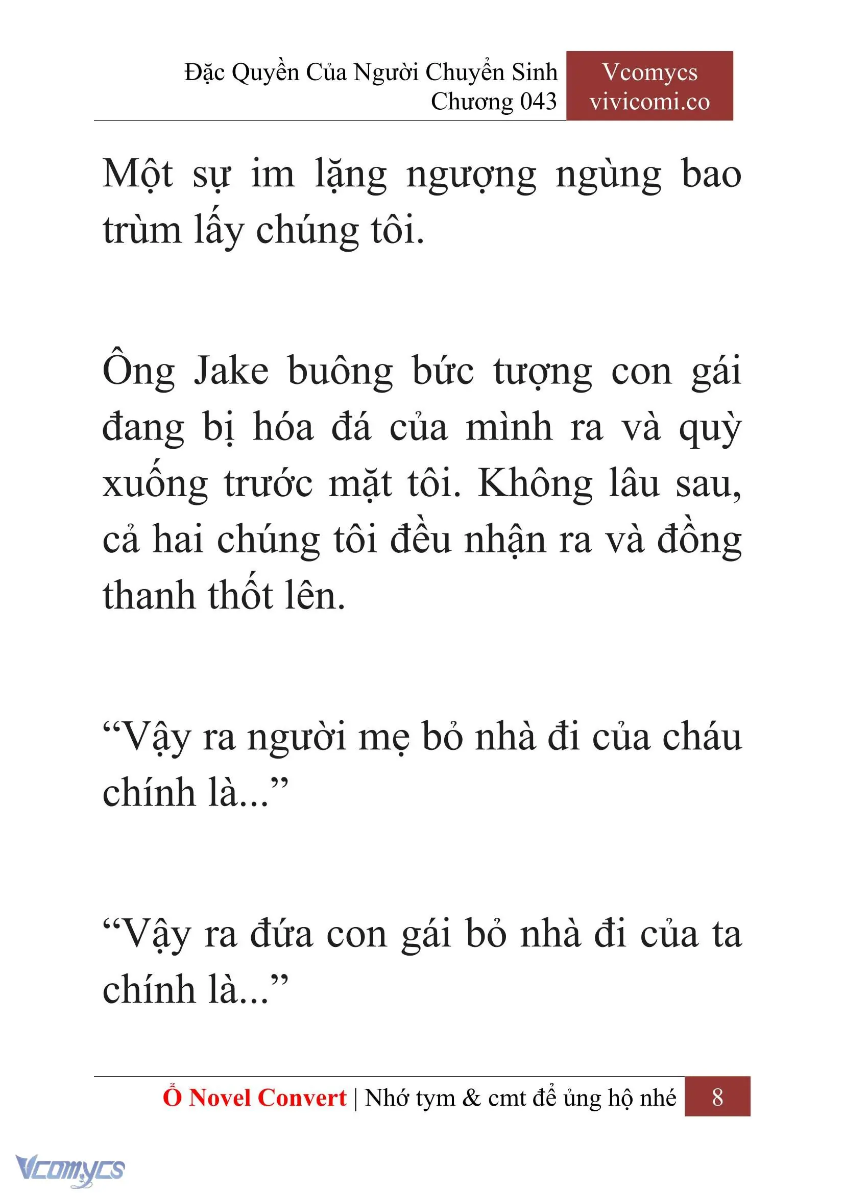 [Novel] Đặc Quyền Của Người Chuyển Sinh Chapter 43 - Trang 11