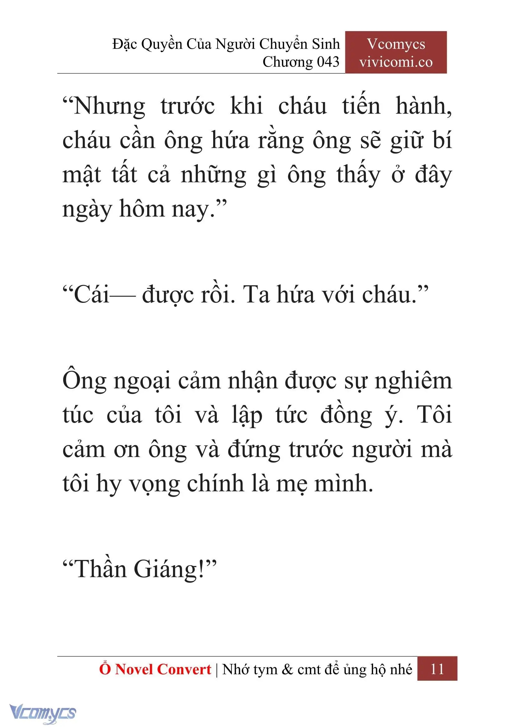 [Novel] Đặc Quyền Của Người Chuyển Sinh Chapter 43 - Trang 14