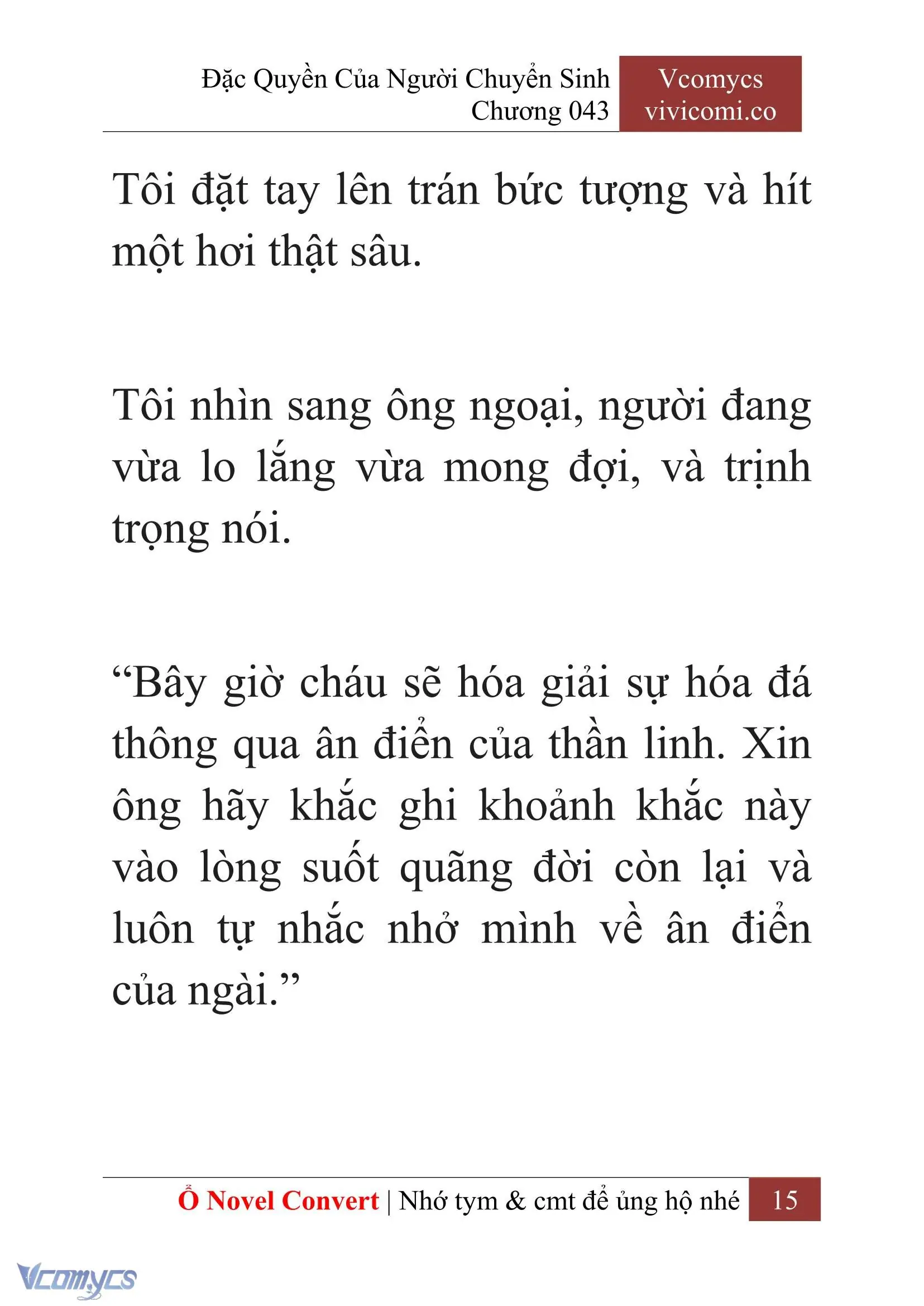 [Novel] Đặc Quyền Của Người Chuyển Sinh Chapter 43 - Trang 18