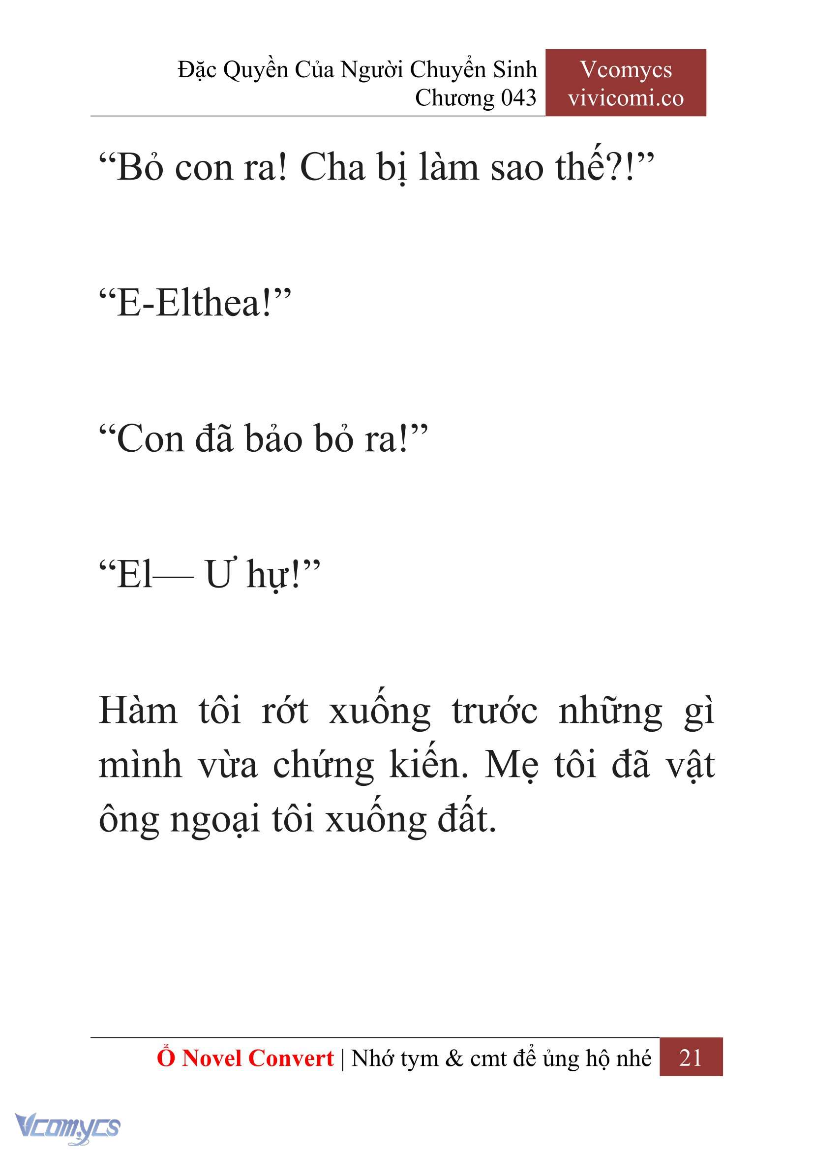 [Novel] Đặc Quyền Của Người Chuyển Sinh Chapter 43 - Trang 24
