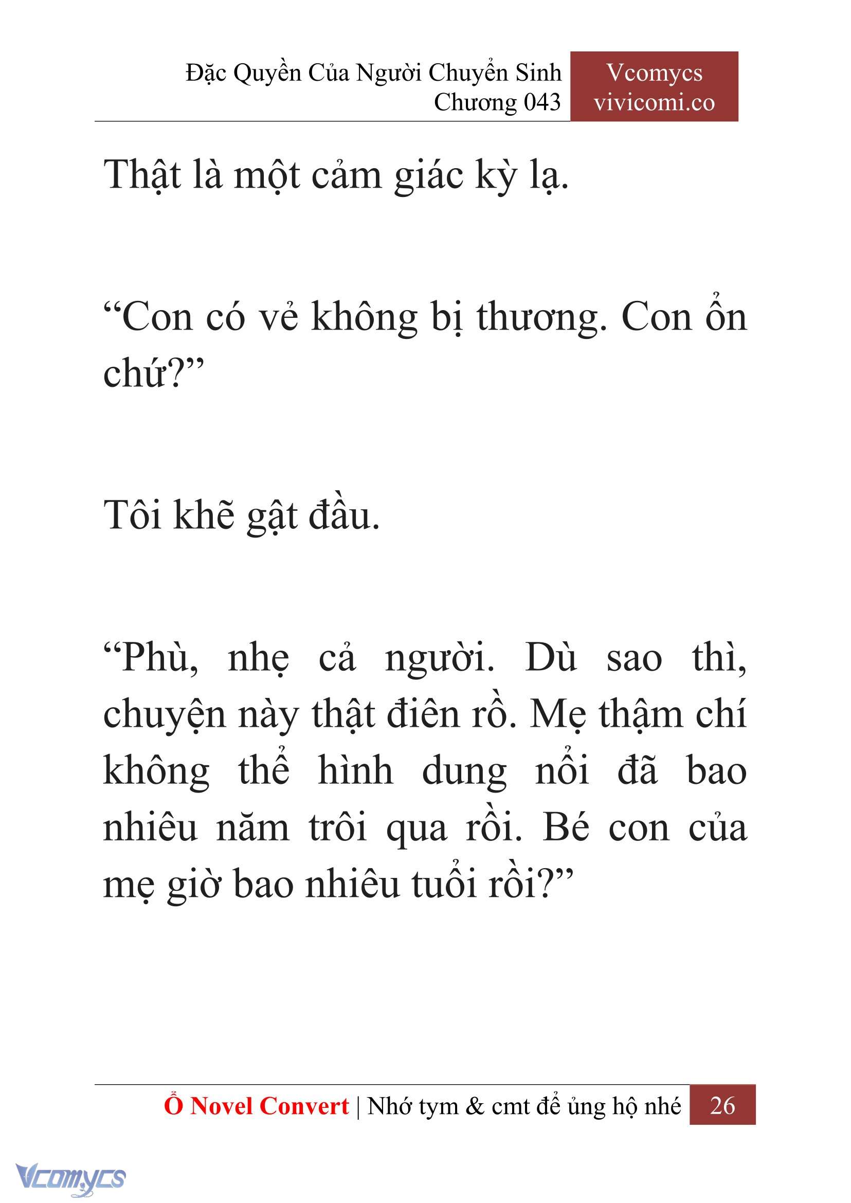 [Novel] Đặc Quyền Của Người Chuyển Sinh Chapter 43 - Trang 29