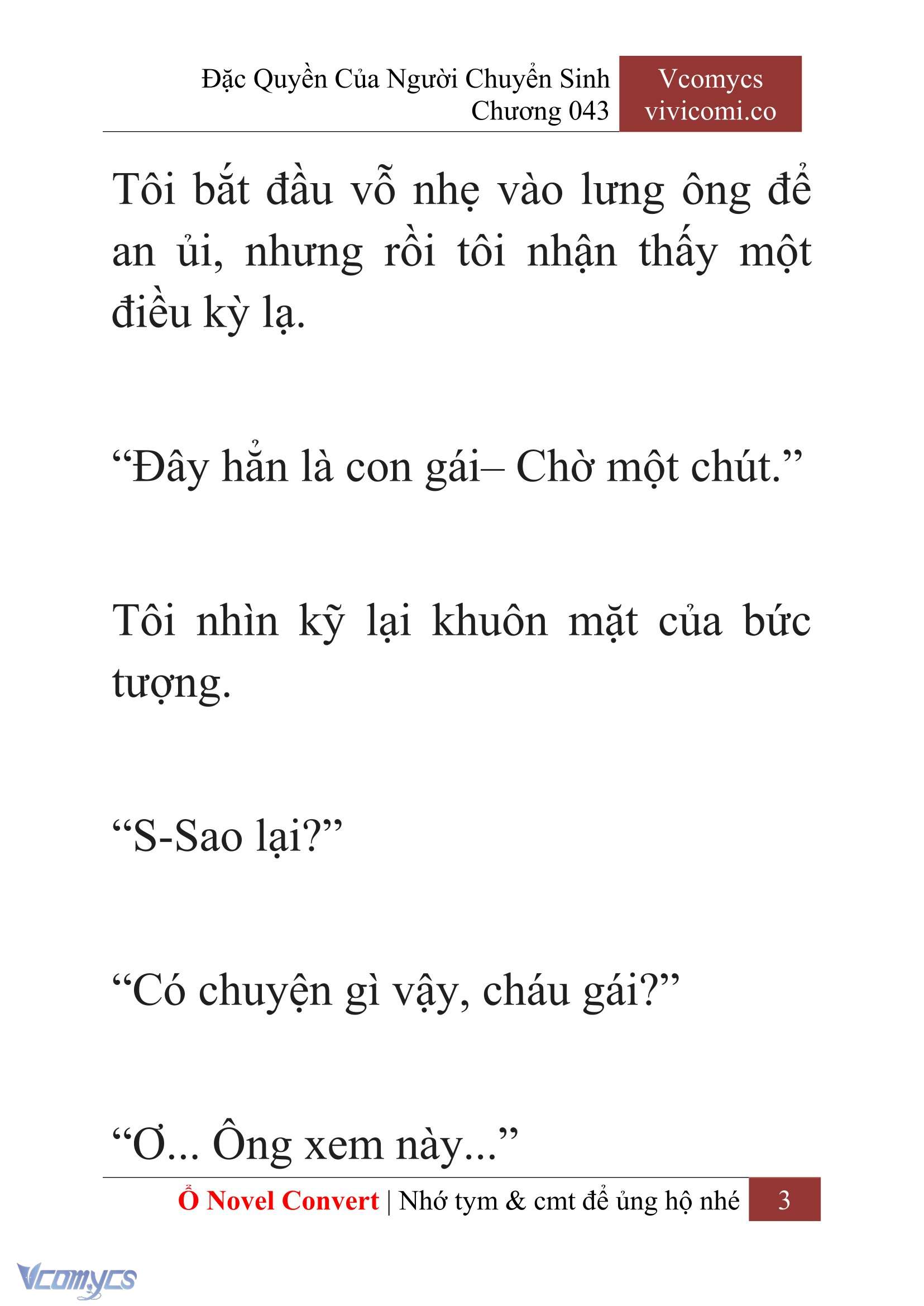 [Novel] Đặc Quyền Của Người Chuyển Sinh Chapter 43 - Trang 6