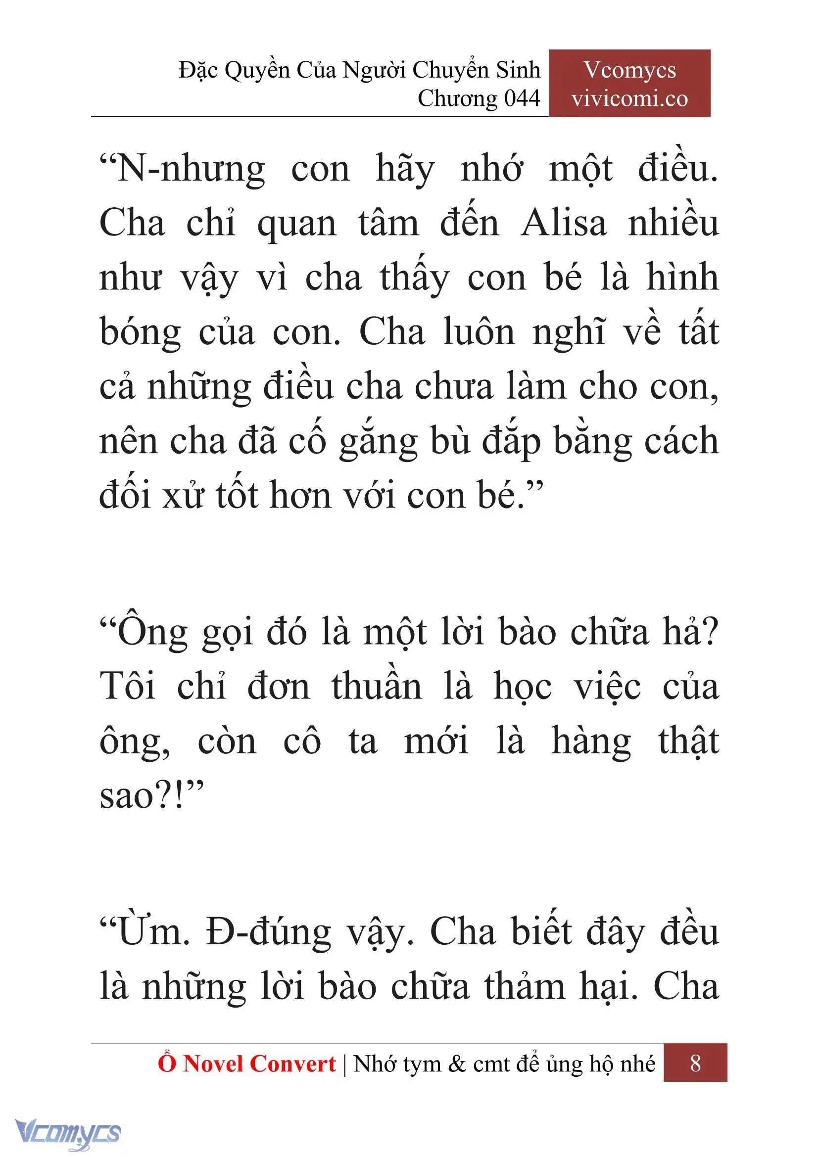 [Novel] Đặc Quyền Của Người Chuyển Sinh Chapter 44 - Trang 11