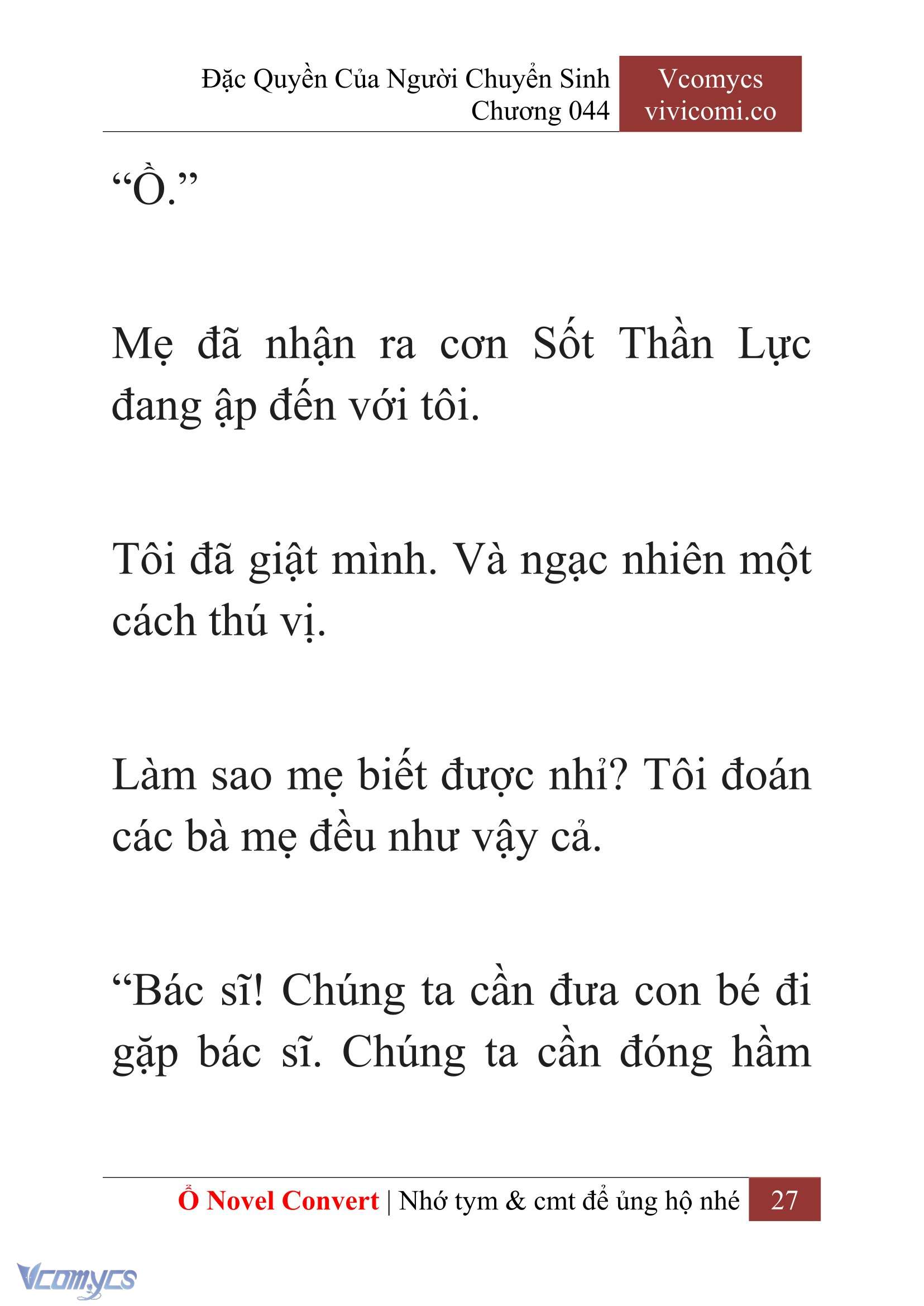 [Novel] Đặc Quyền Của Người Chuyển Sinh Chapter 44 - Trang 30