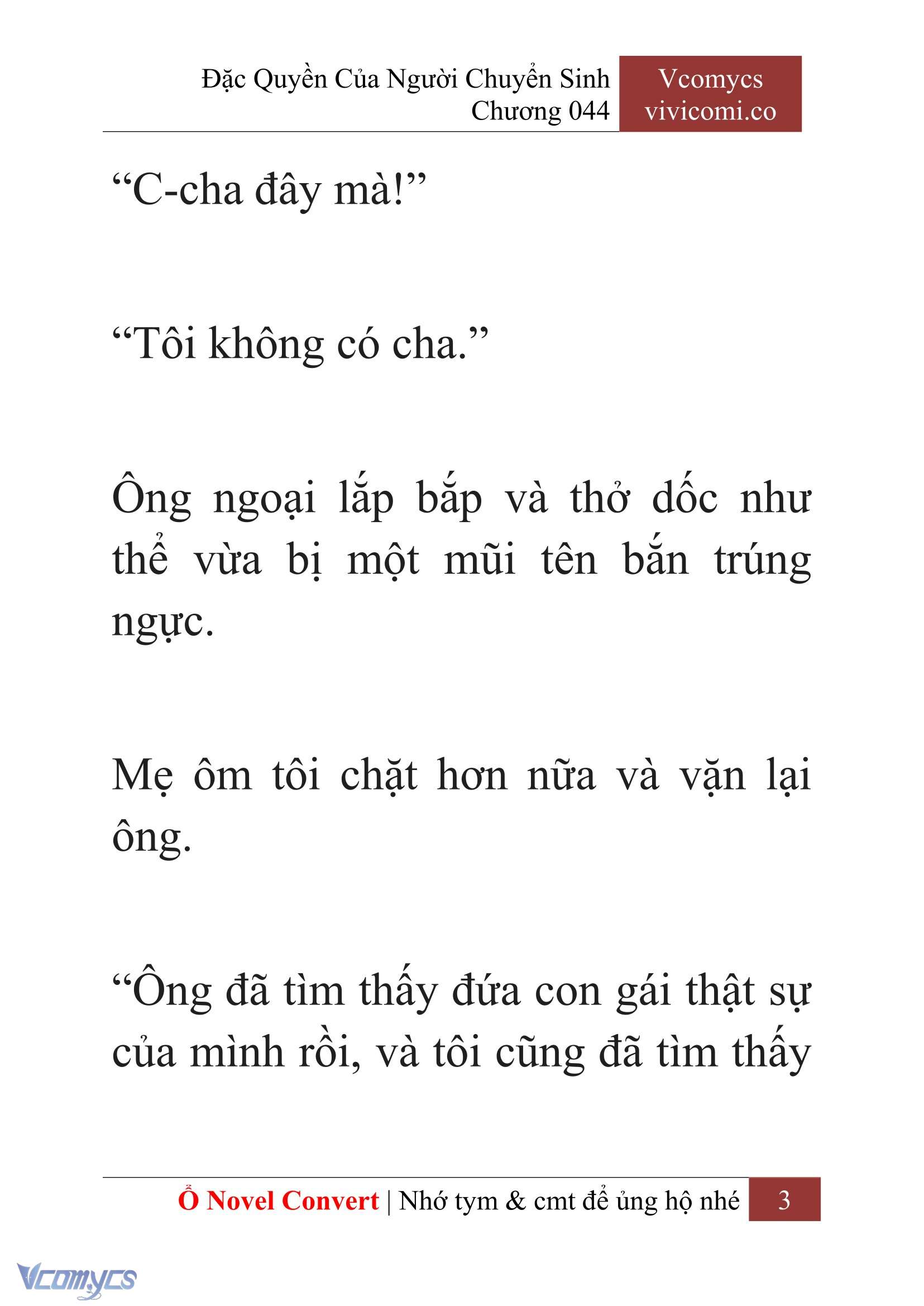 [Novel] Đặc Quyền Của Người Chuyển Sinh Chapter 44 - Trang 6