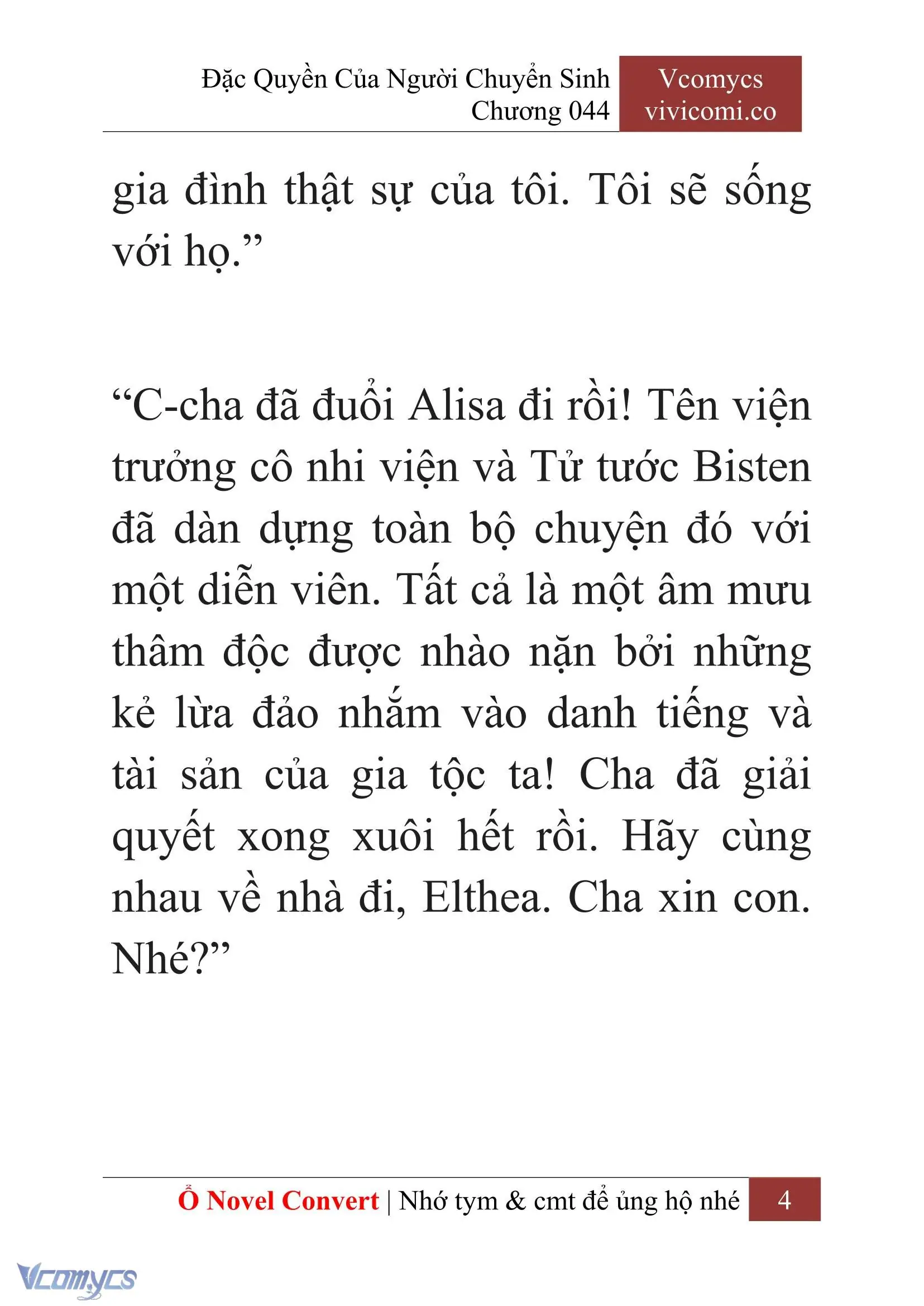 [Novel] Đặc Quyền Của Người Chuyển Sinh Chapter 44 - Trang 7