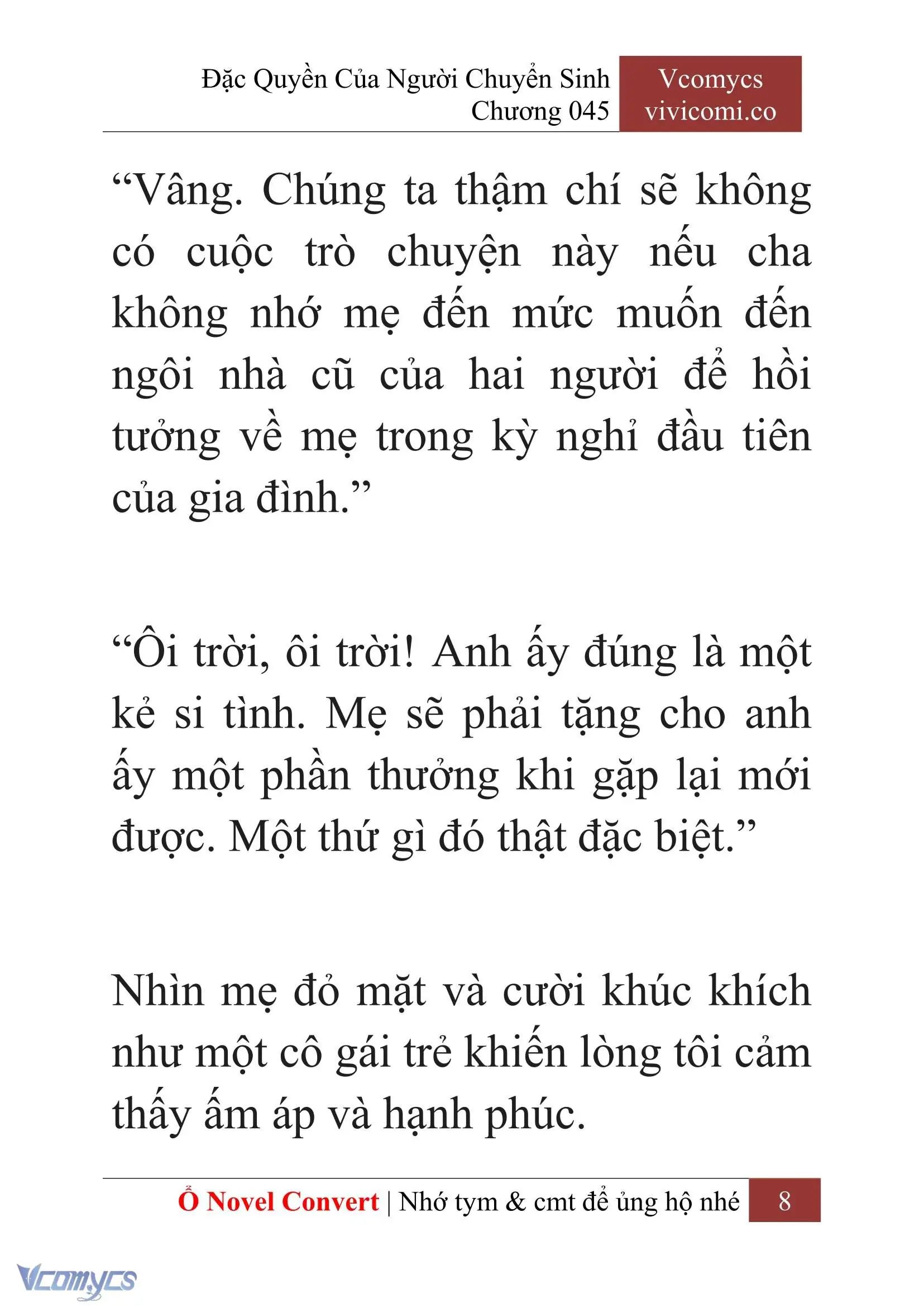 [Novel] Đặc Quyền Của Người Chuyển Sinh Chapter 45 - Trang 11