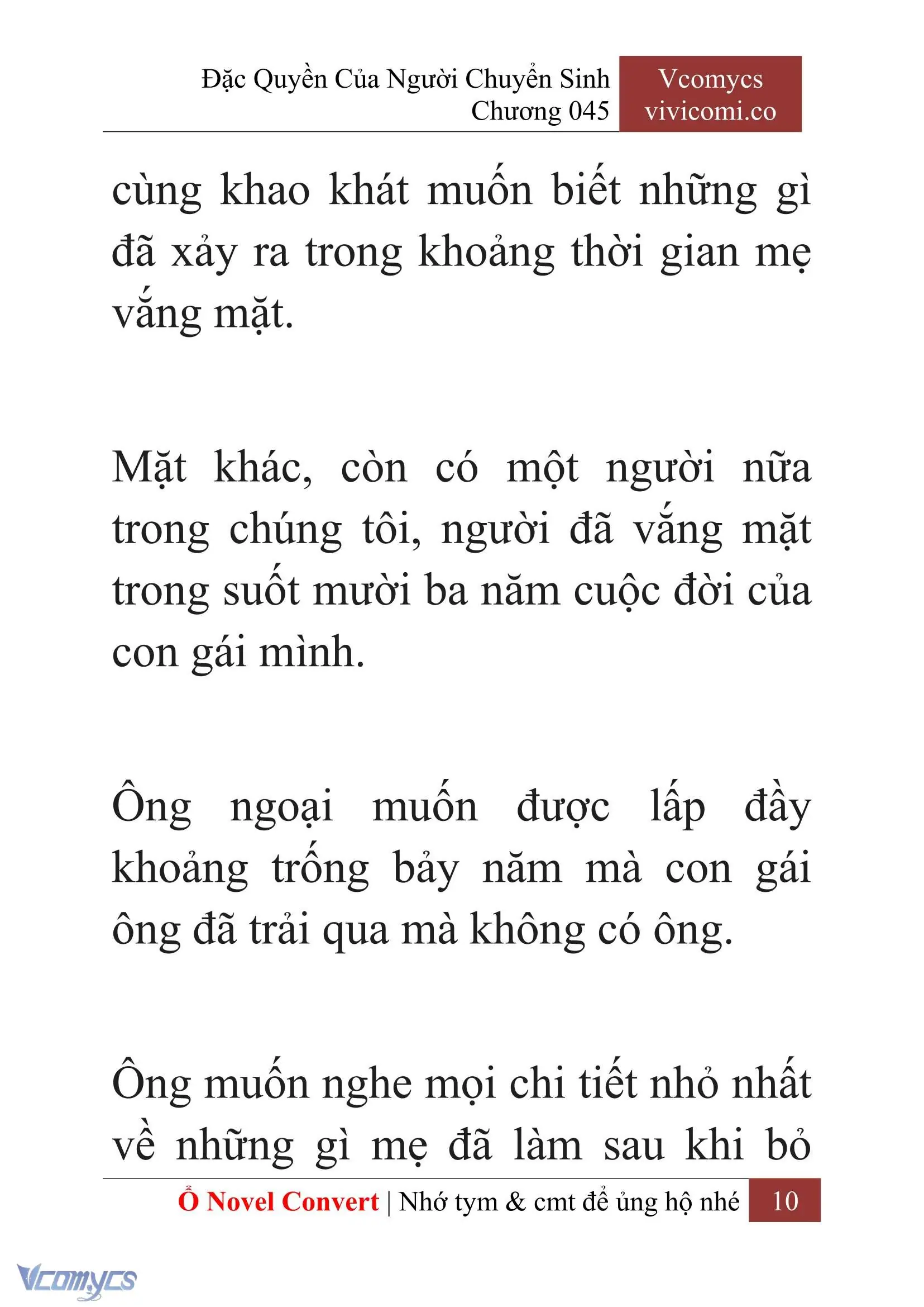 [Novel] Đặc Quyền Của Người Chuyển Sinh Chapter 45 - Trang 13