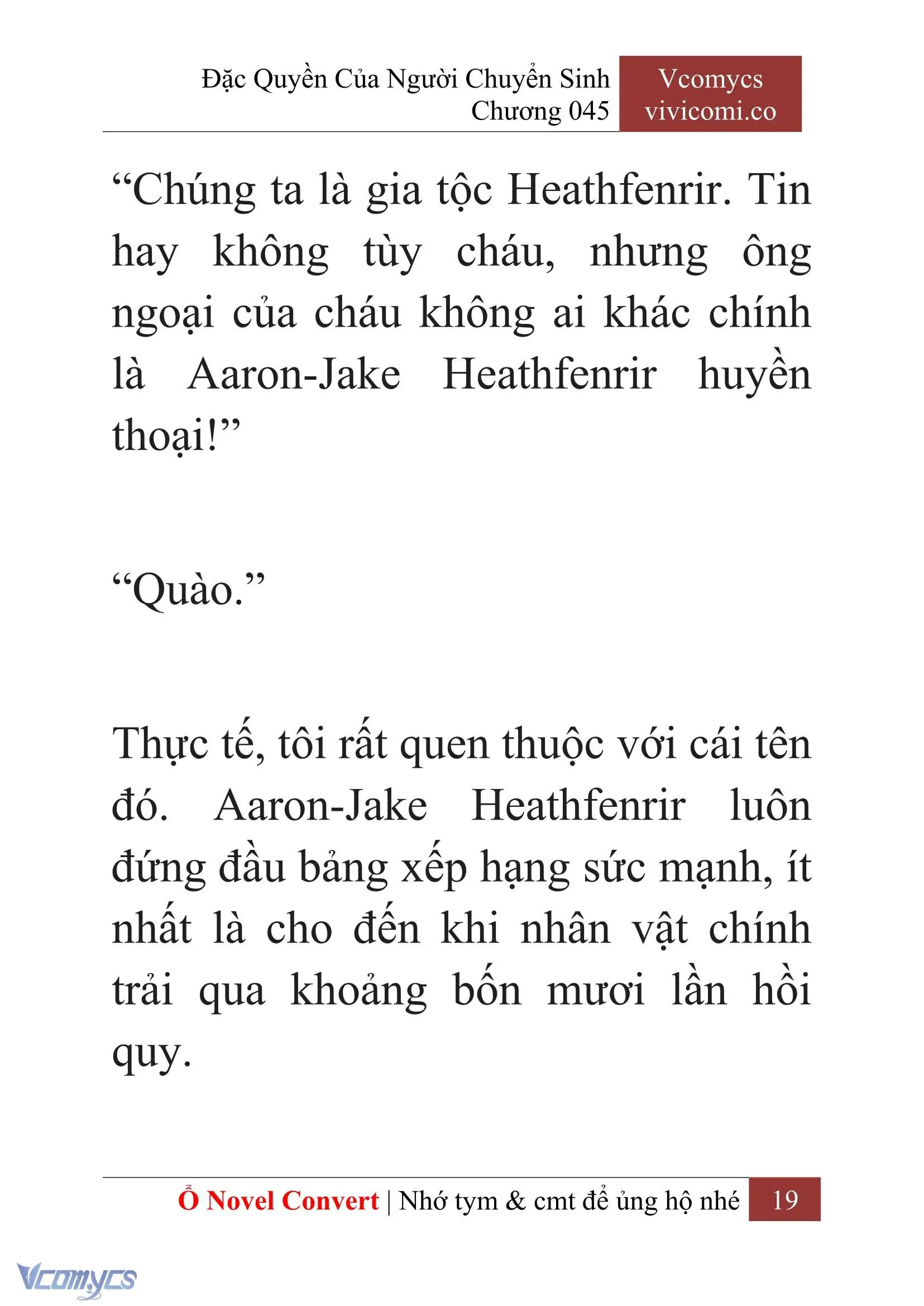 [Novel] Đặc Quyền Của Người Chuyển Sinh Chapter 45 - Trang 22