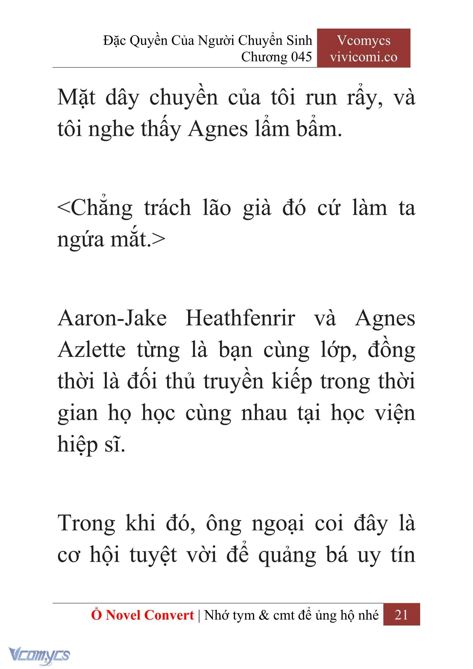 [Novel] Đặc Quyền Của Người Chuyển Sinh Chapter 45 - Trang 24