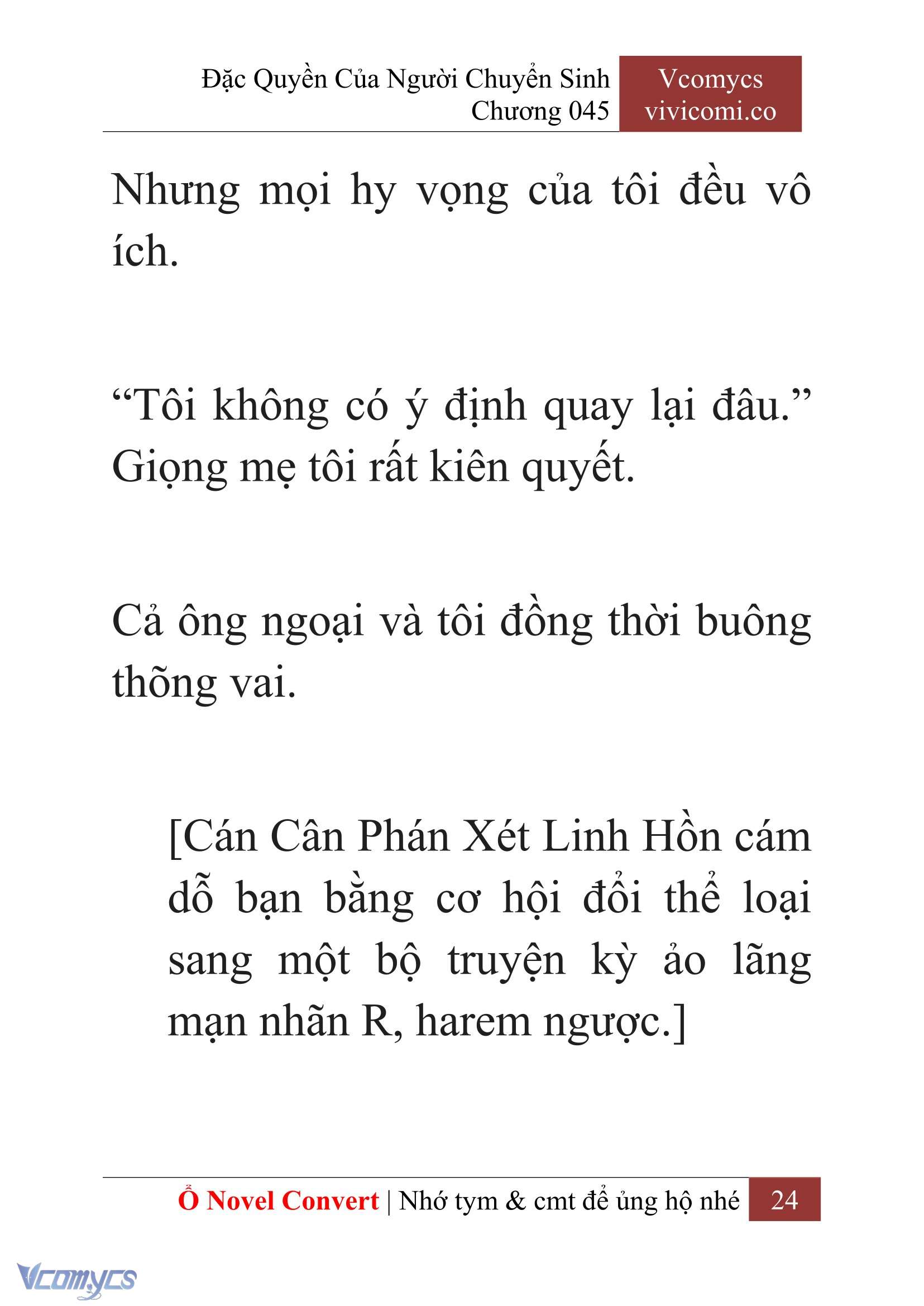 [Novel] Đặc Quyền Của Người Chuyển Sinh Chapter 45 - Trang 27