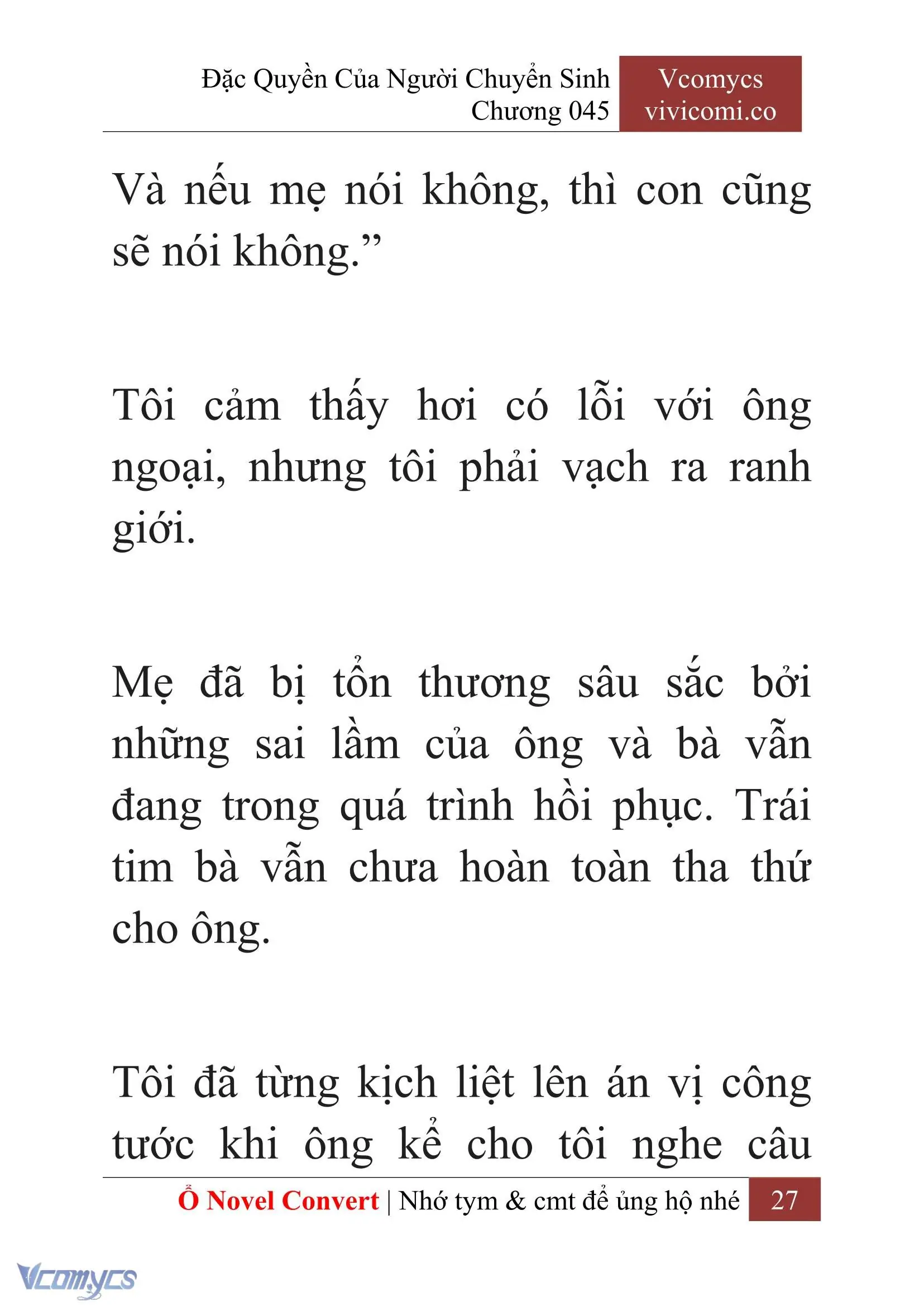 [Novel] Đặc Quyền Của Người Chuyển Sinh Chapter 45 - Trang 30