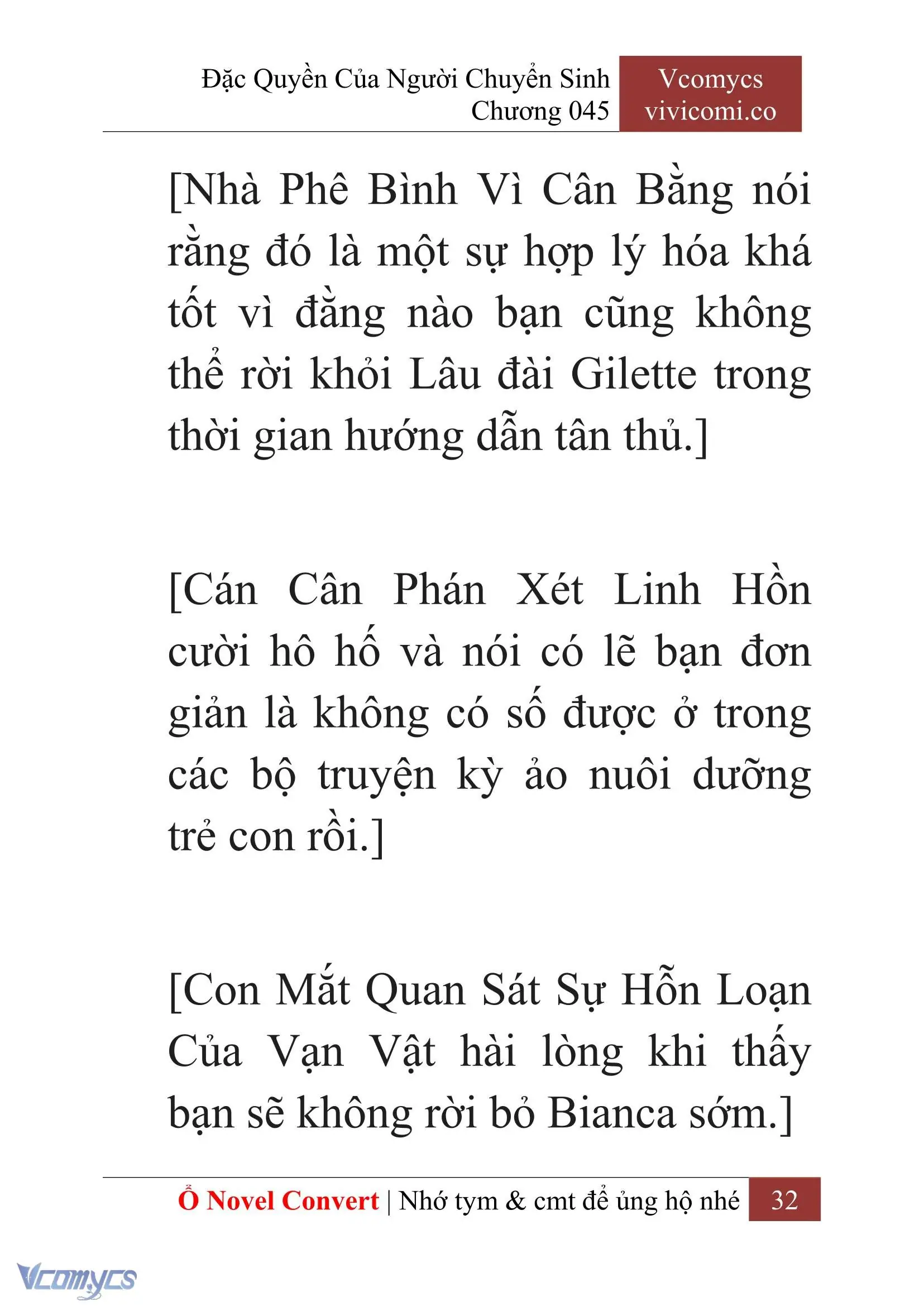 [Novel] Đặc Quyền Của Người Chuyển Sinh Chapter 45 - Trang 35