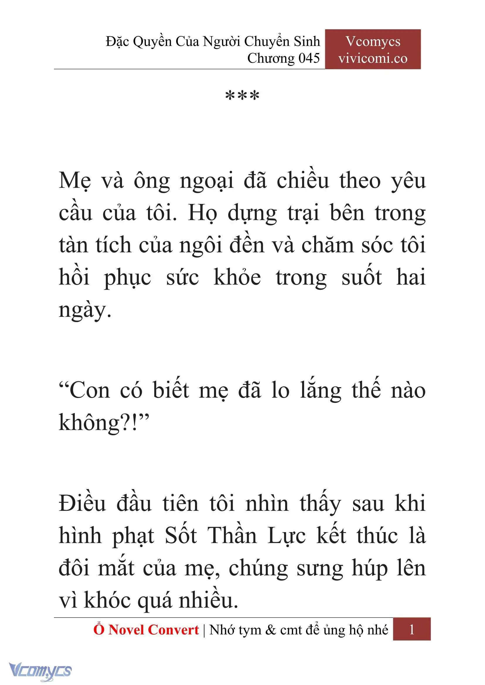 [Novel] Đặc Quyền Của Người Chuyển Sinh Chapter 45 - Trang 4