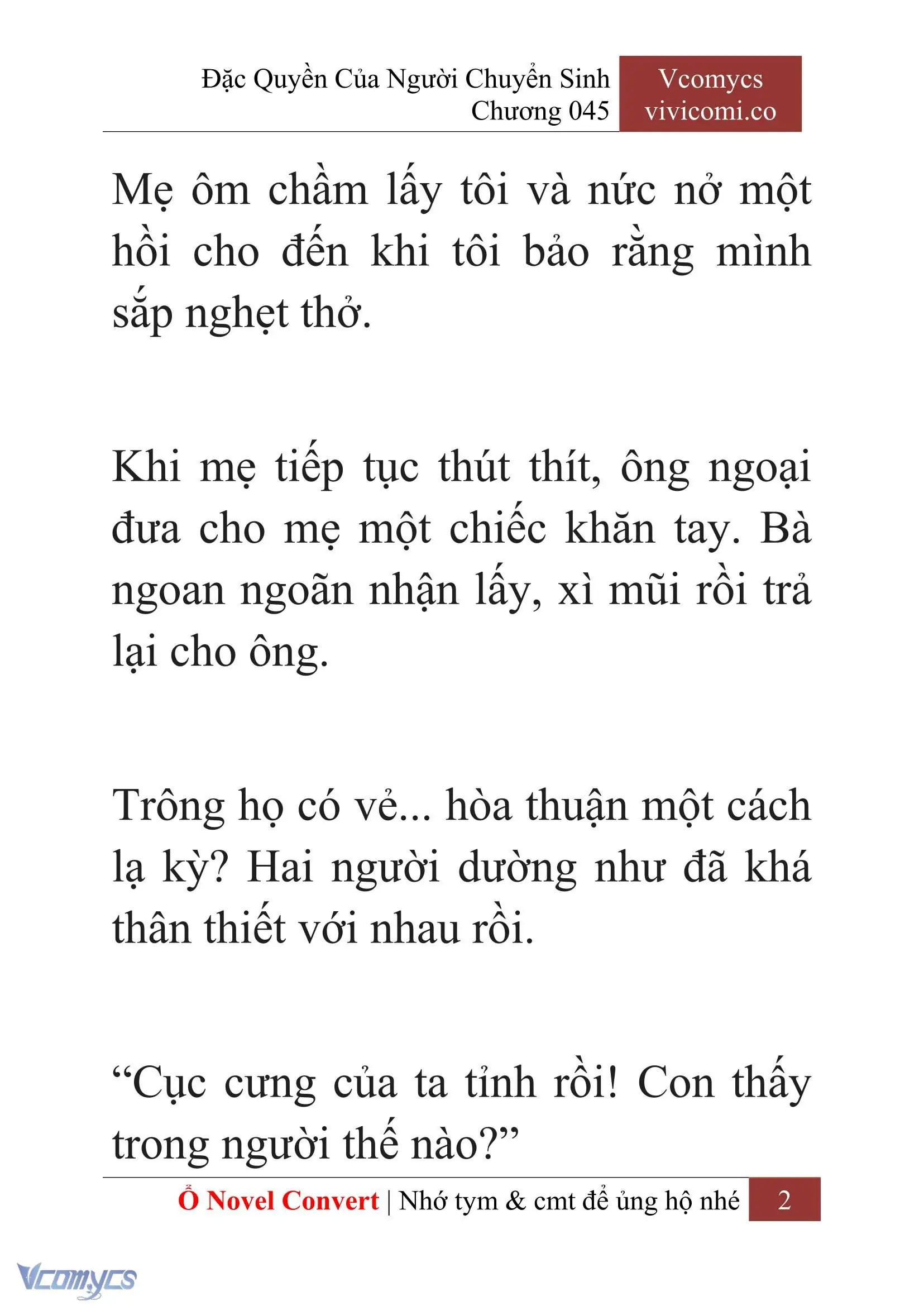 [Novel] Đặc Quyền Của Người Chuyển Sinh Chapter 45 - Trang 5