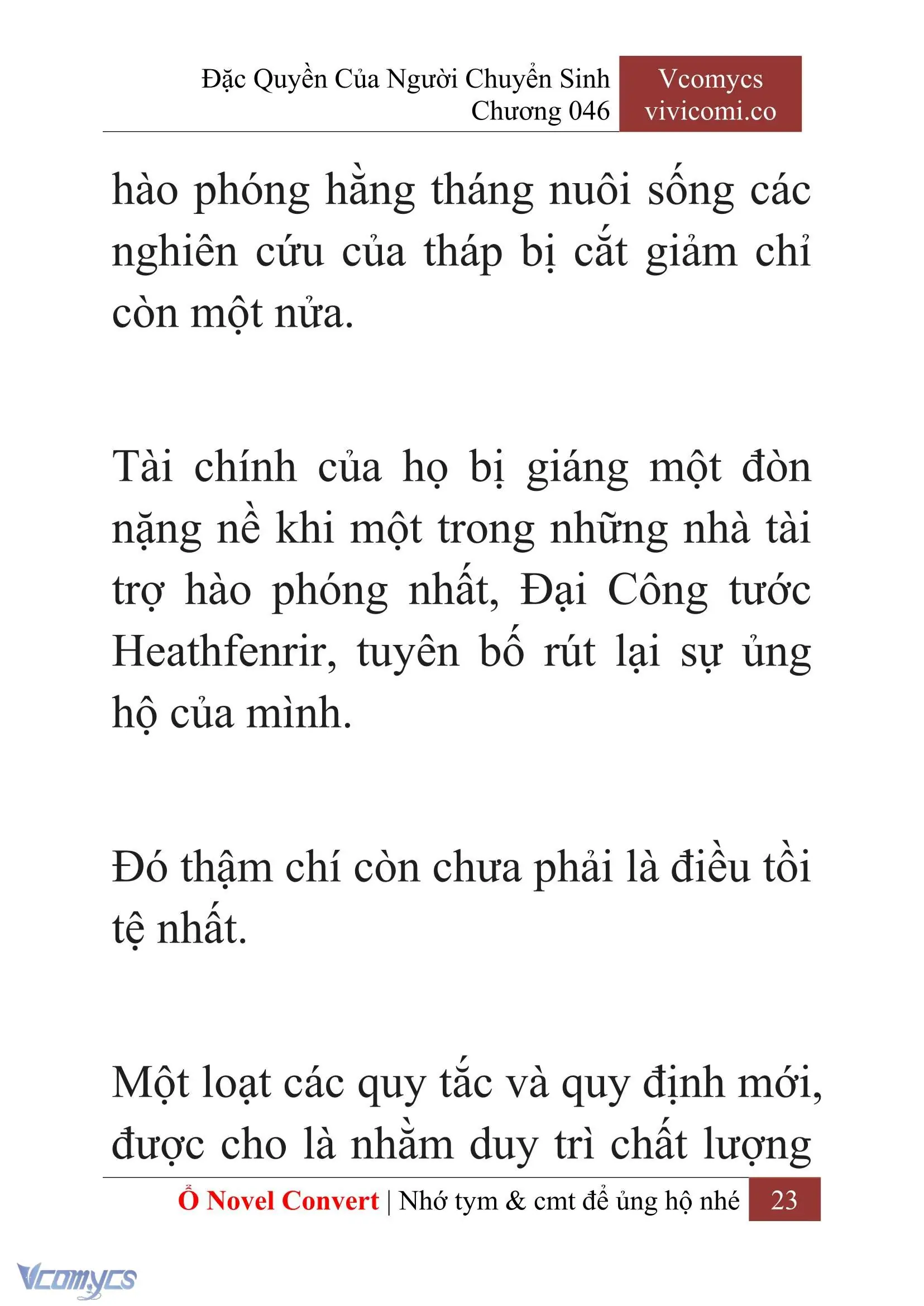 [Novel] Đặc Quyền Của Người Chuyển Sinh Chapter 46 - Trang 26