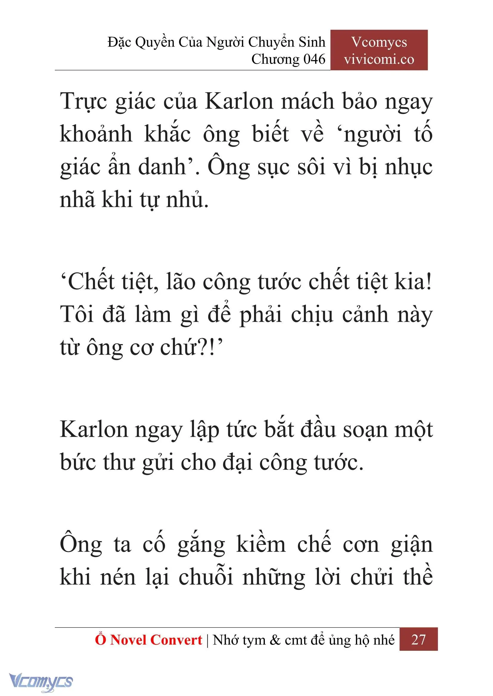 [Novel] Đặc Quyền Của Người Chuyển Sinh Chapter 46 - Trang 30