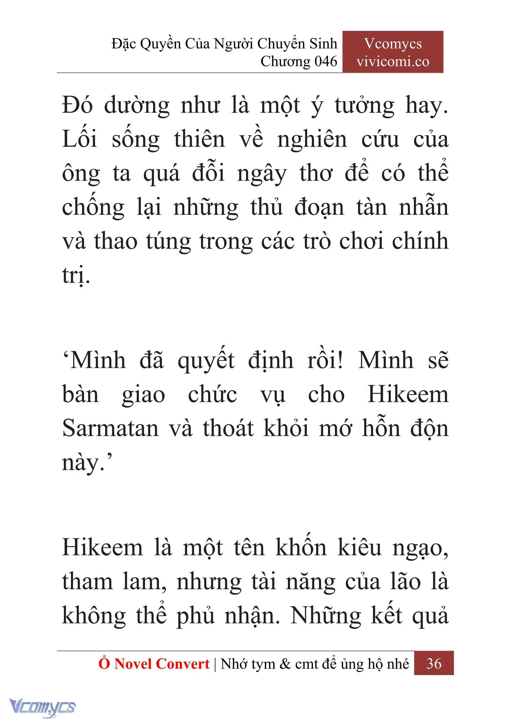 [Novel] Đặc Quyền Của Người Chuyển Sinh Chapter 46 - Trang 39
